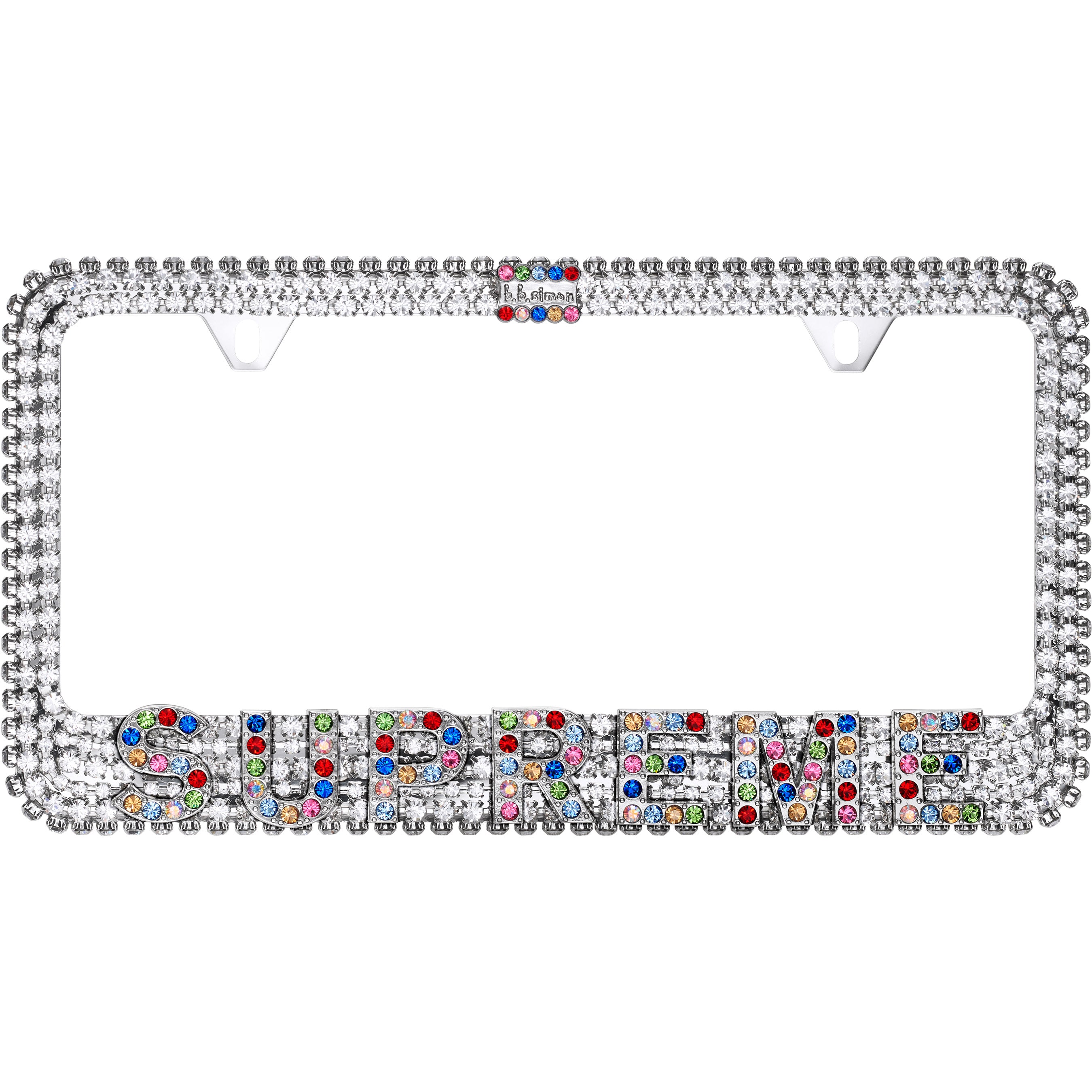 Supreme®/b.b. Simon® License Plate Frame