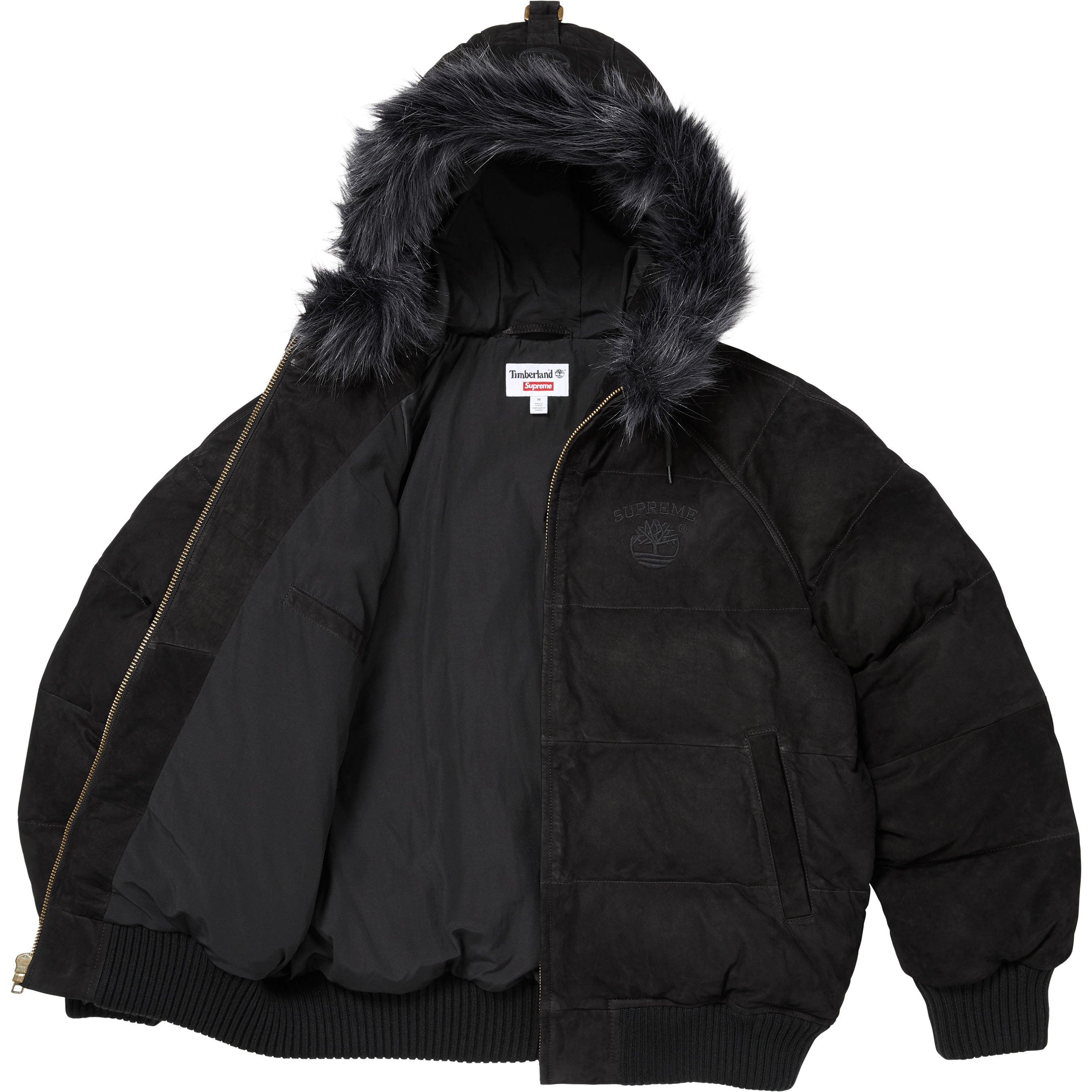 Supreme®/Timberland® Suede Puffer Jacket