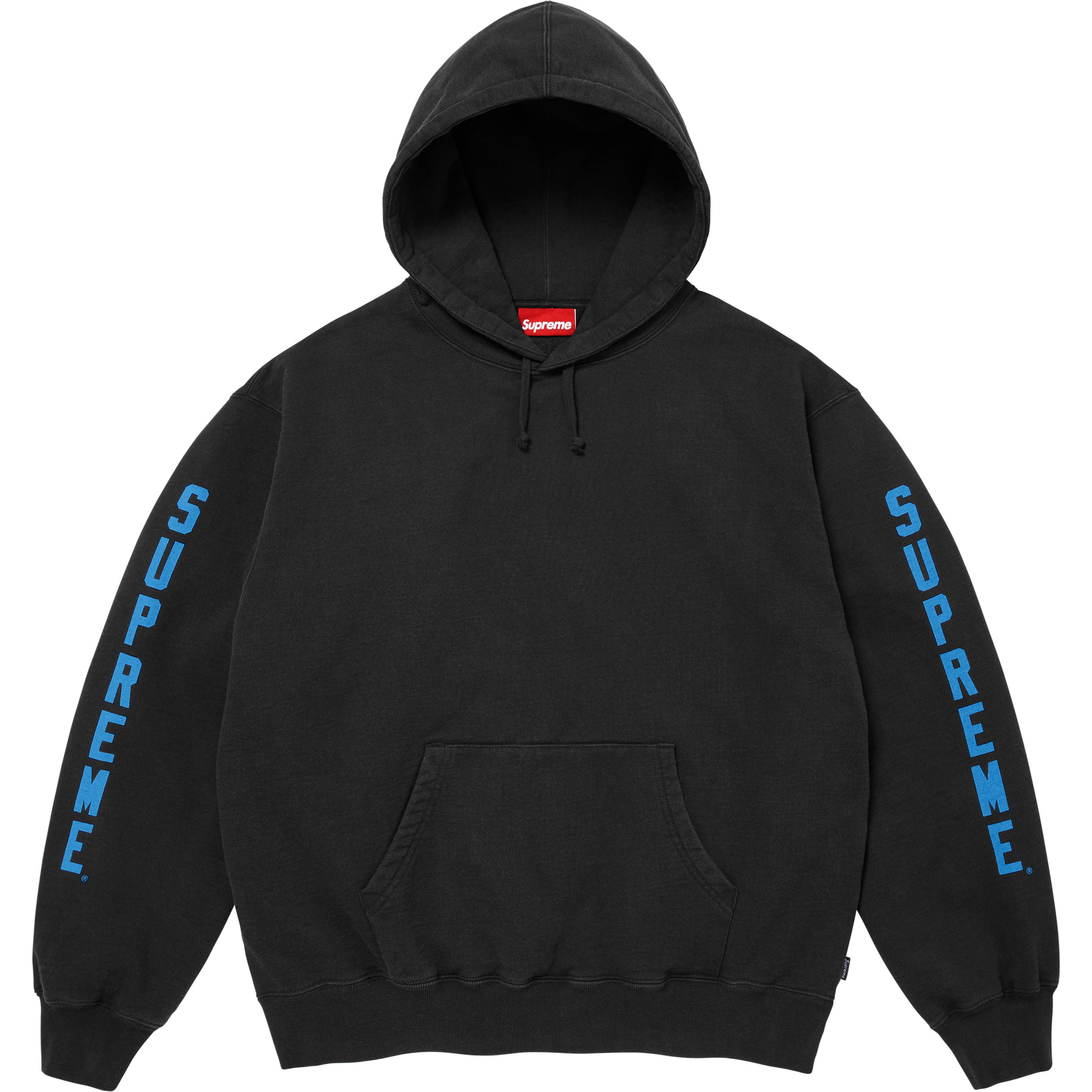 Washed Logo Hooded Sweatshirt
