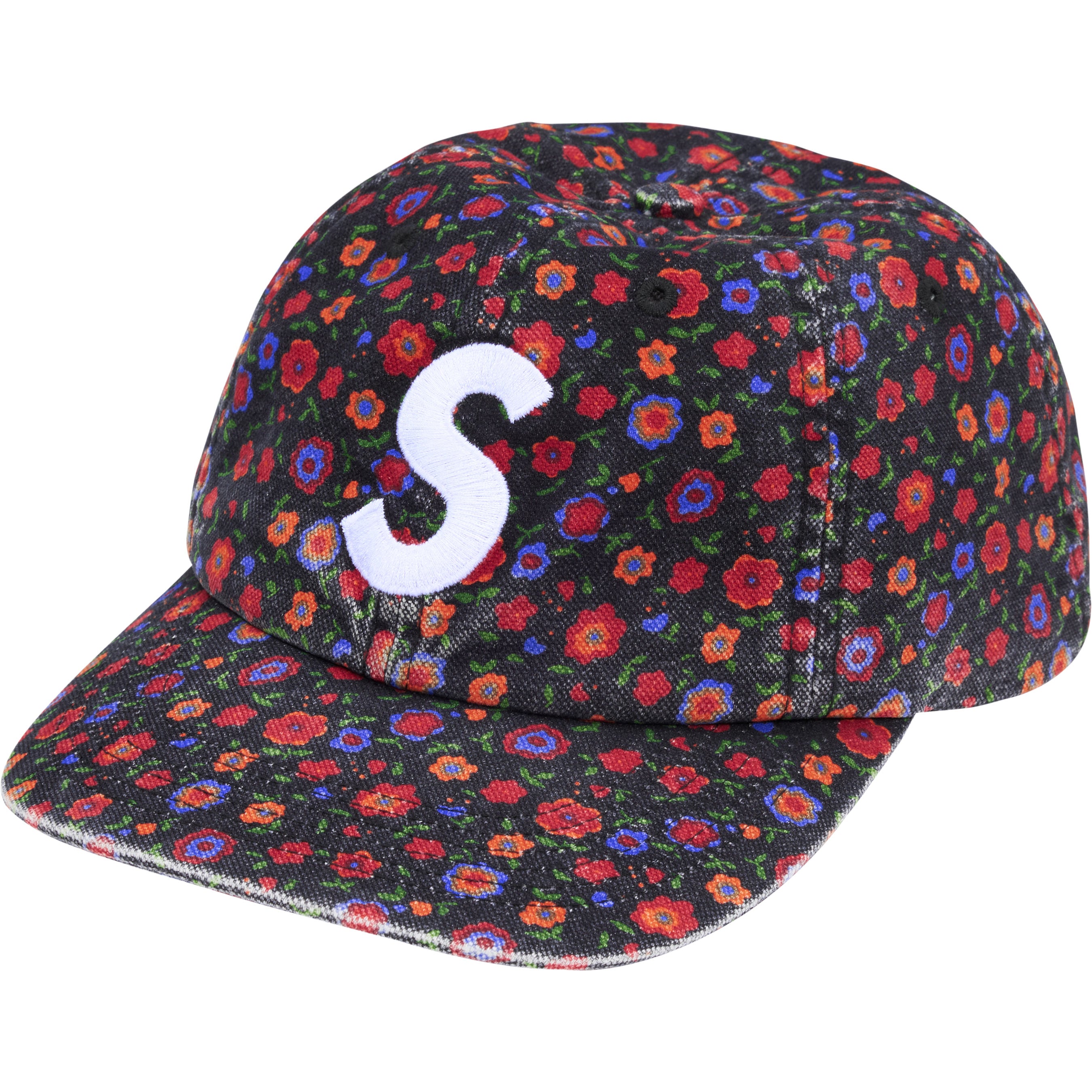 Washed Canvas S Logo 6-Panel