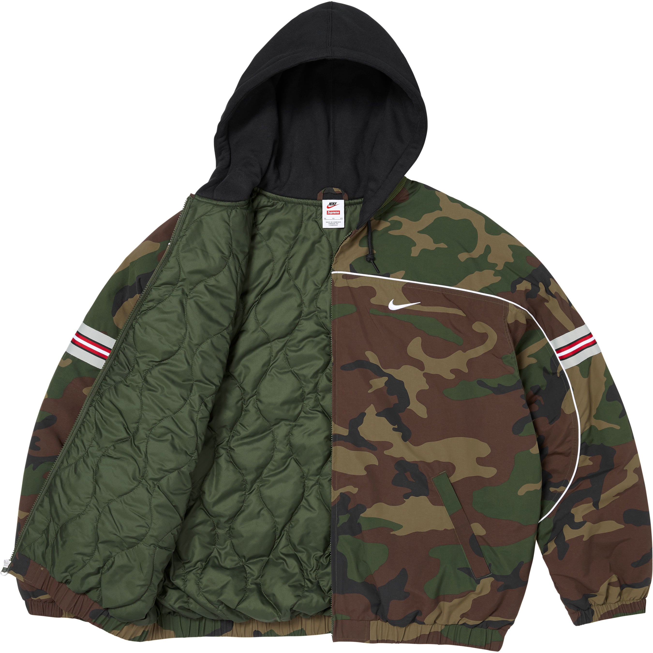 Supreme®/Nike® Nylon Hooded Jacket