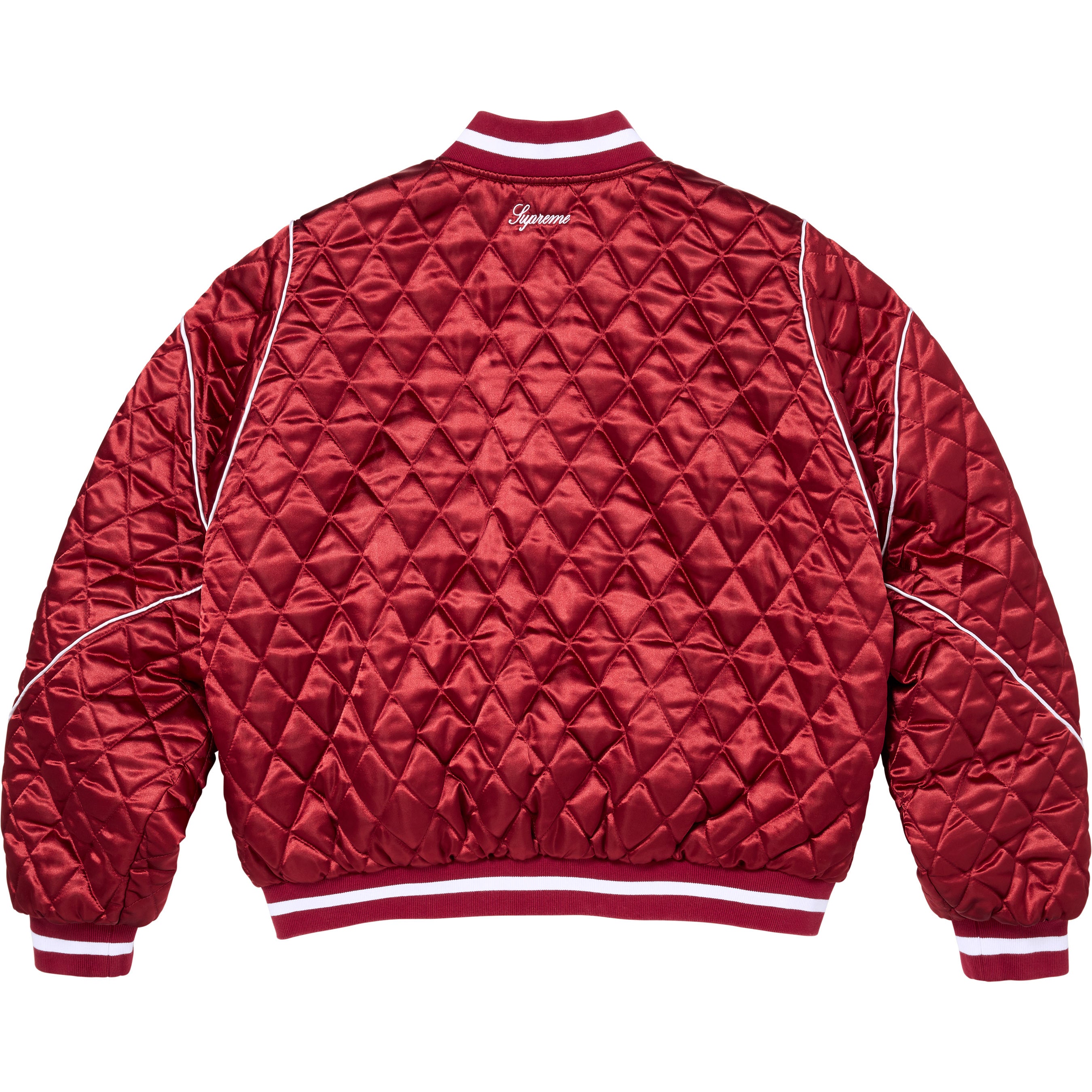 Supreme®/Champion® Quilted Satin Varsity Jacket