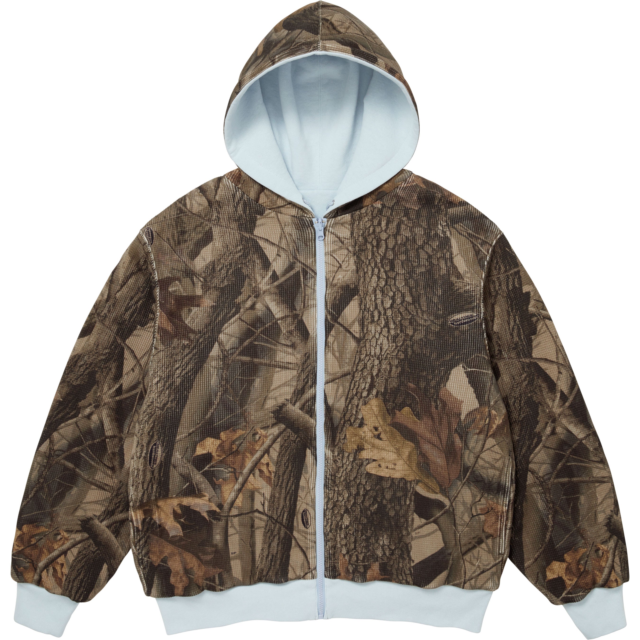 Reversible Work Zip Up Hooded Sweatshirt