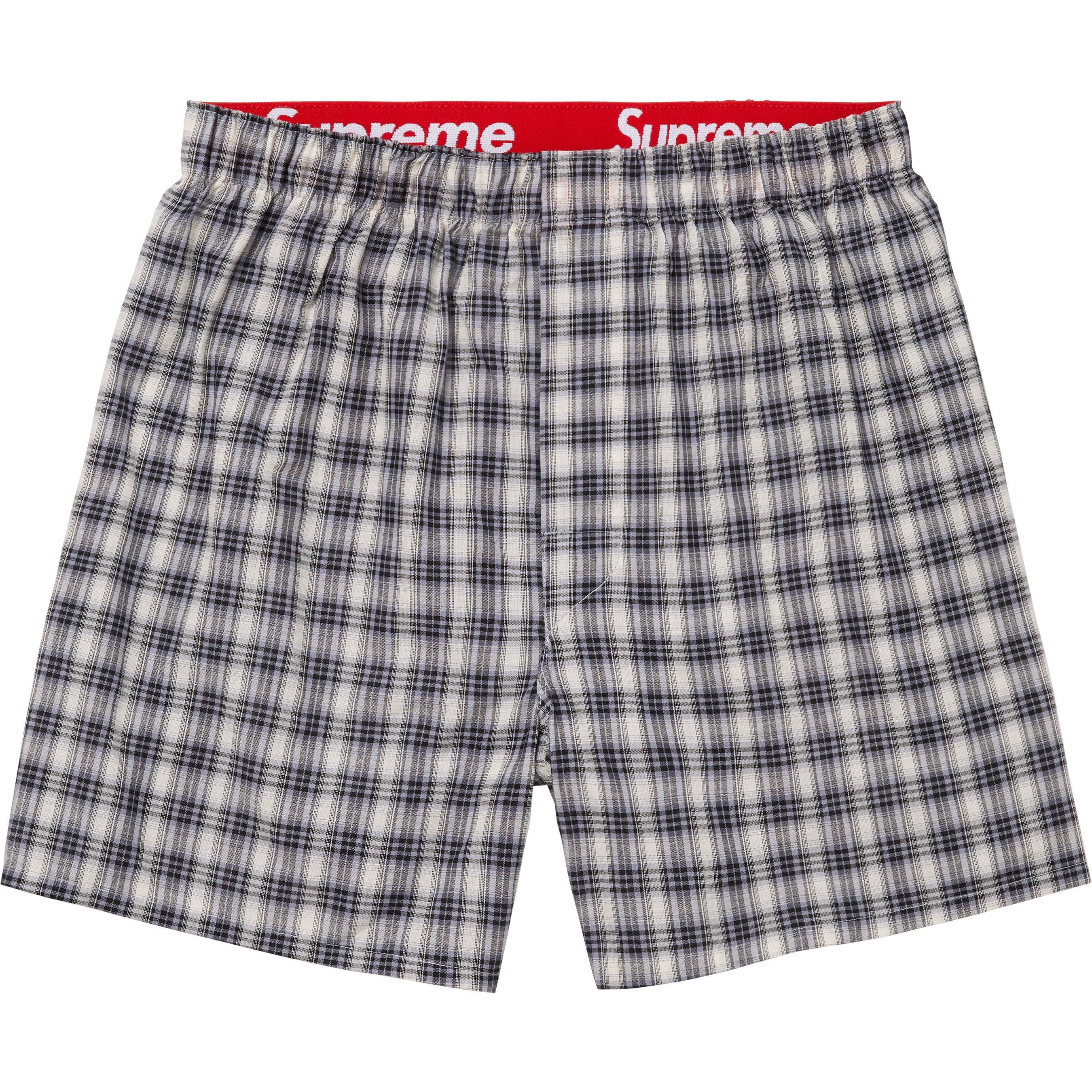 Supreme®/Hanes® Plaid Boxers (4 Pack)