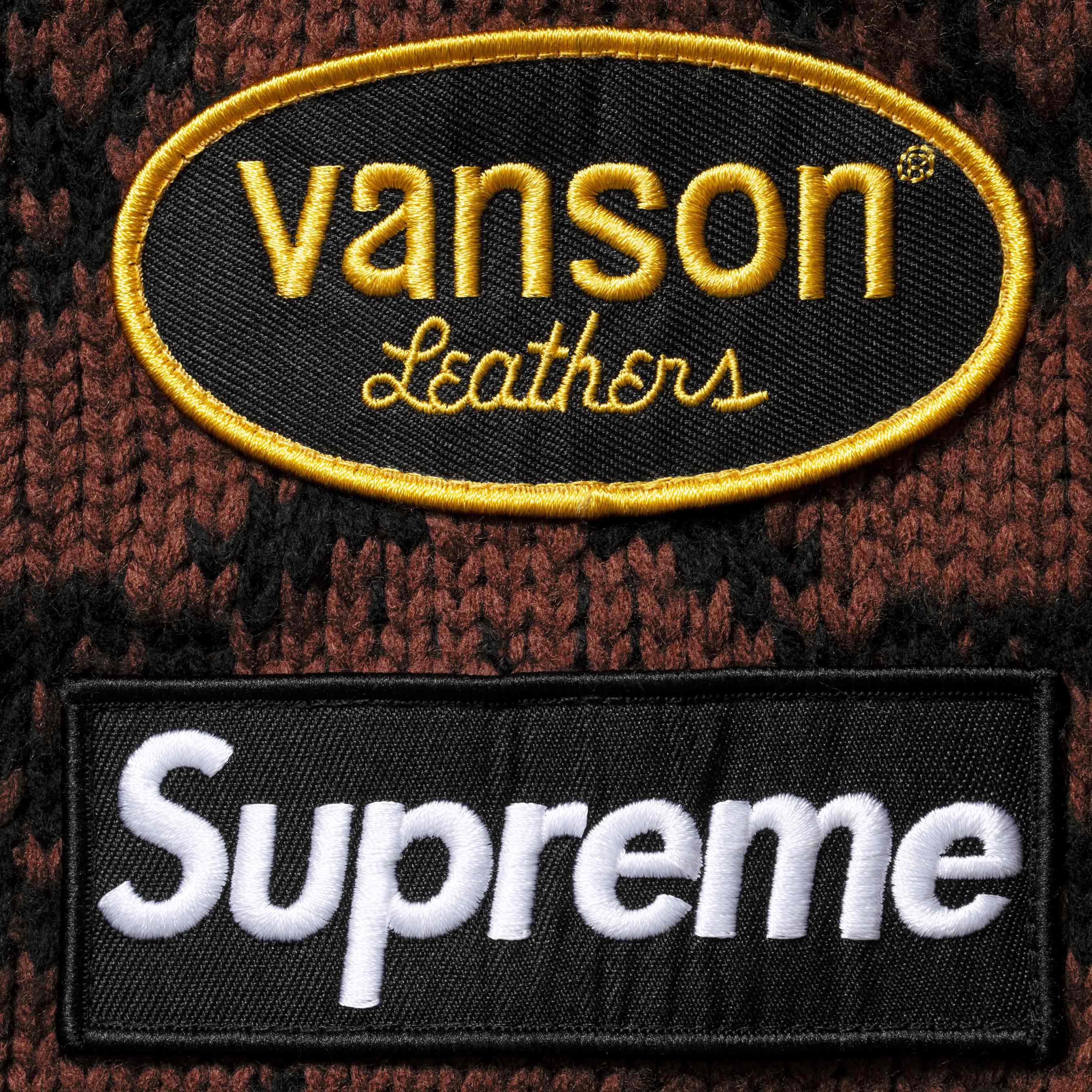 Supreme®/Vanson Leathers® Skull Zip Up Hooded Sweater