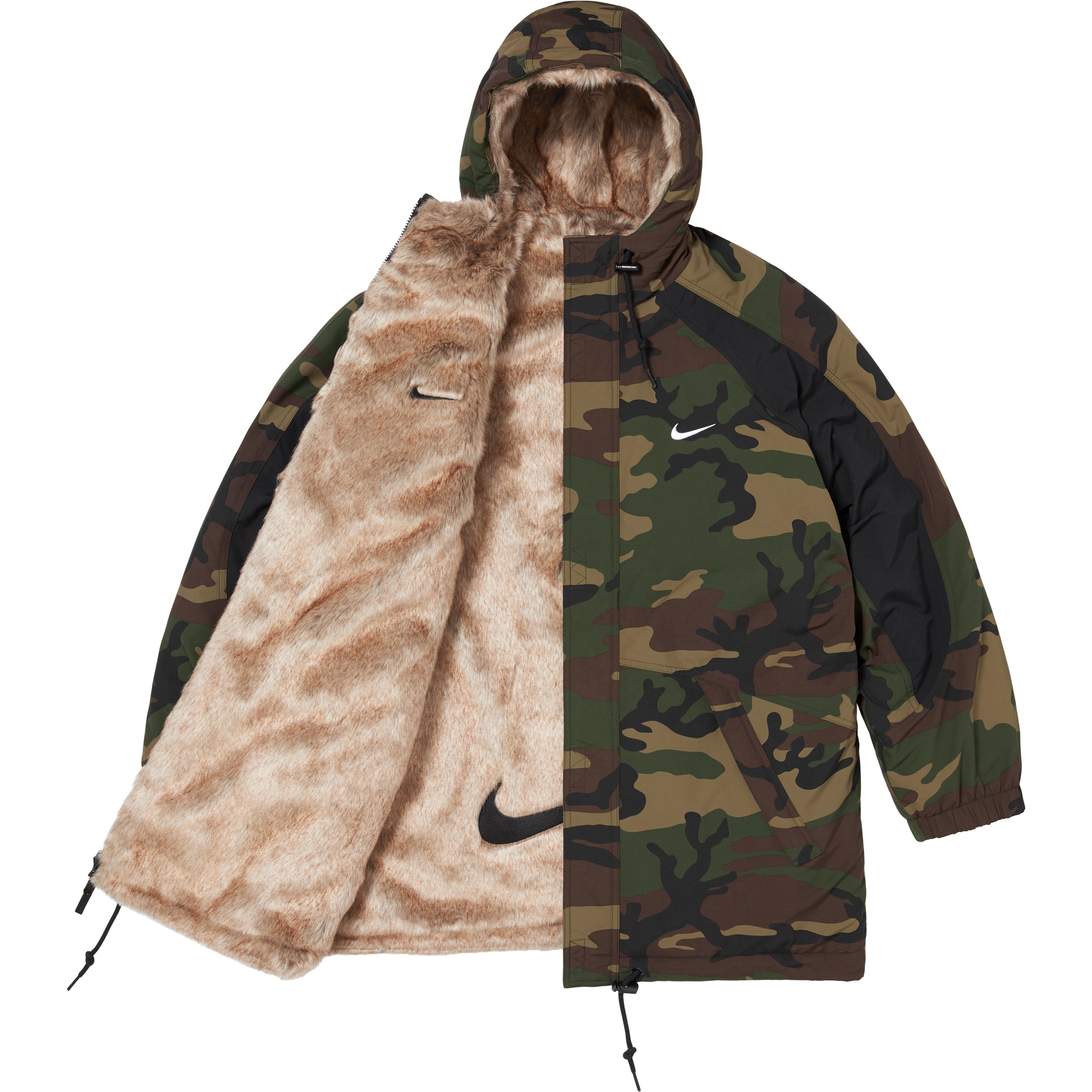 Supreme®/Nike® Faux Fur Reversible Parka