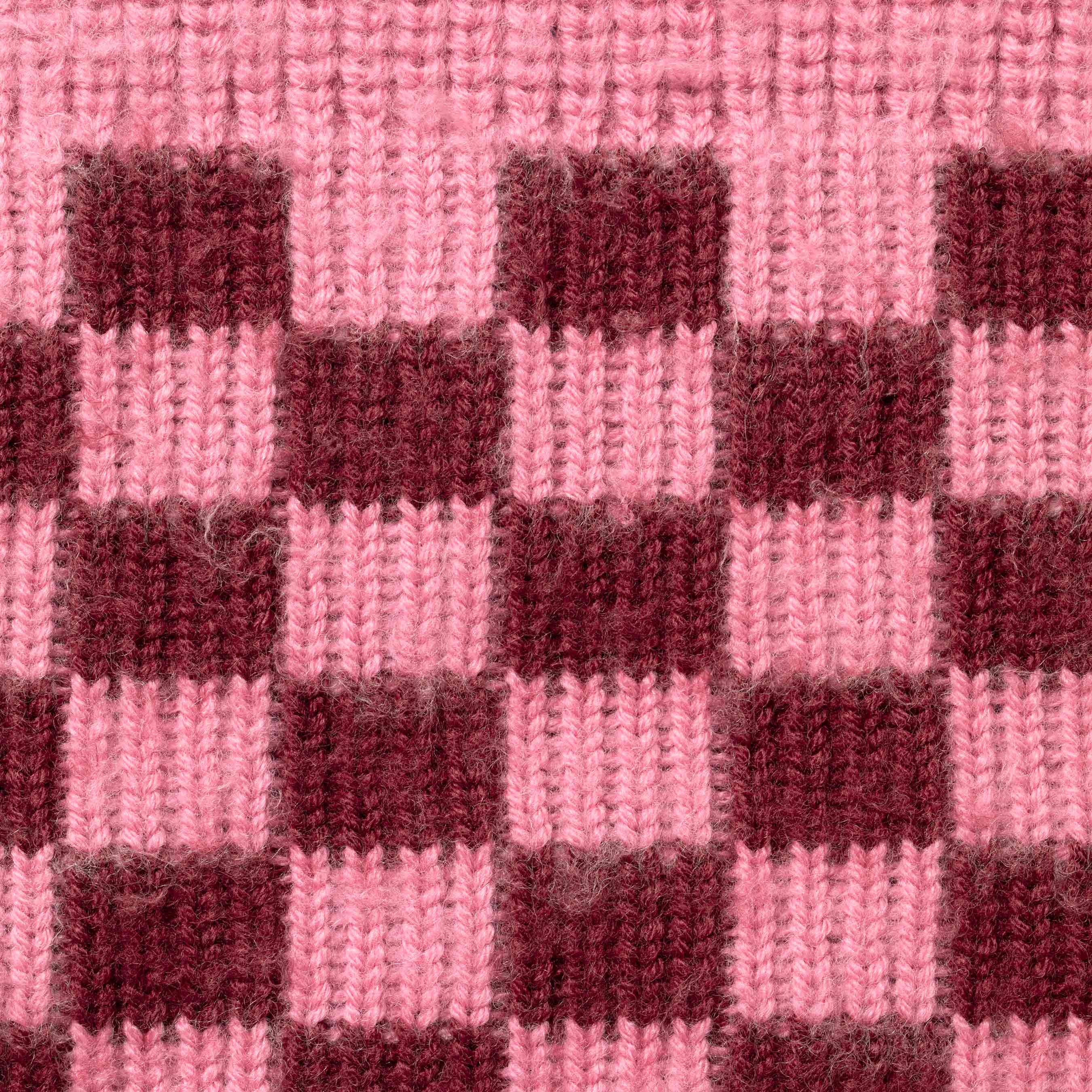 Checkerboard Pilled Sweater