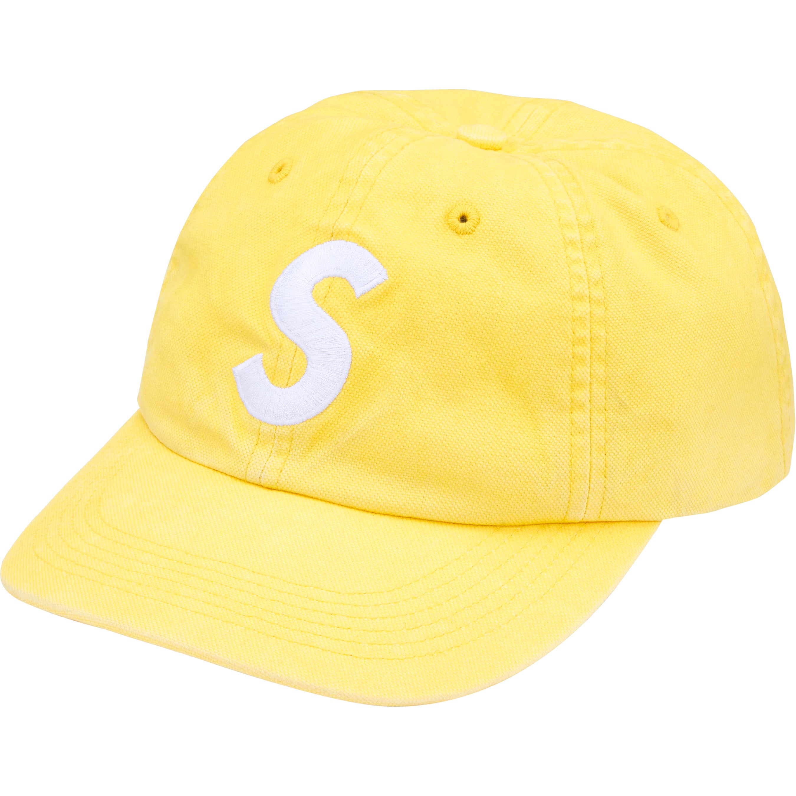 Washed Canvas S Logo 6-Panel
