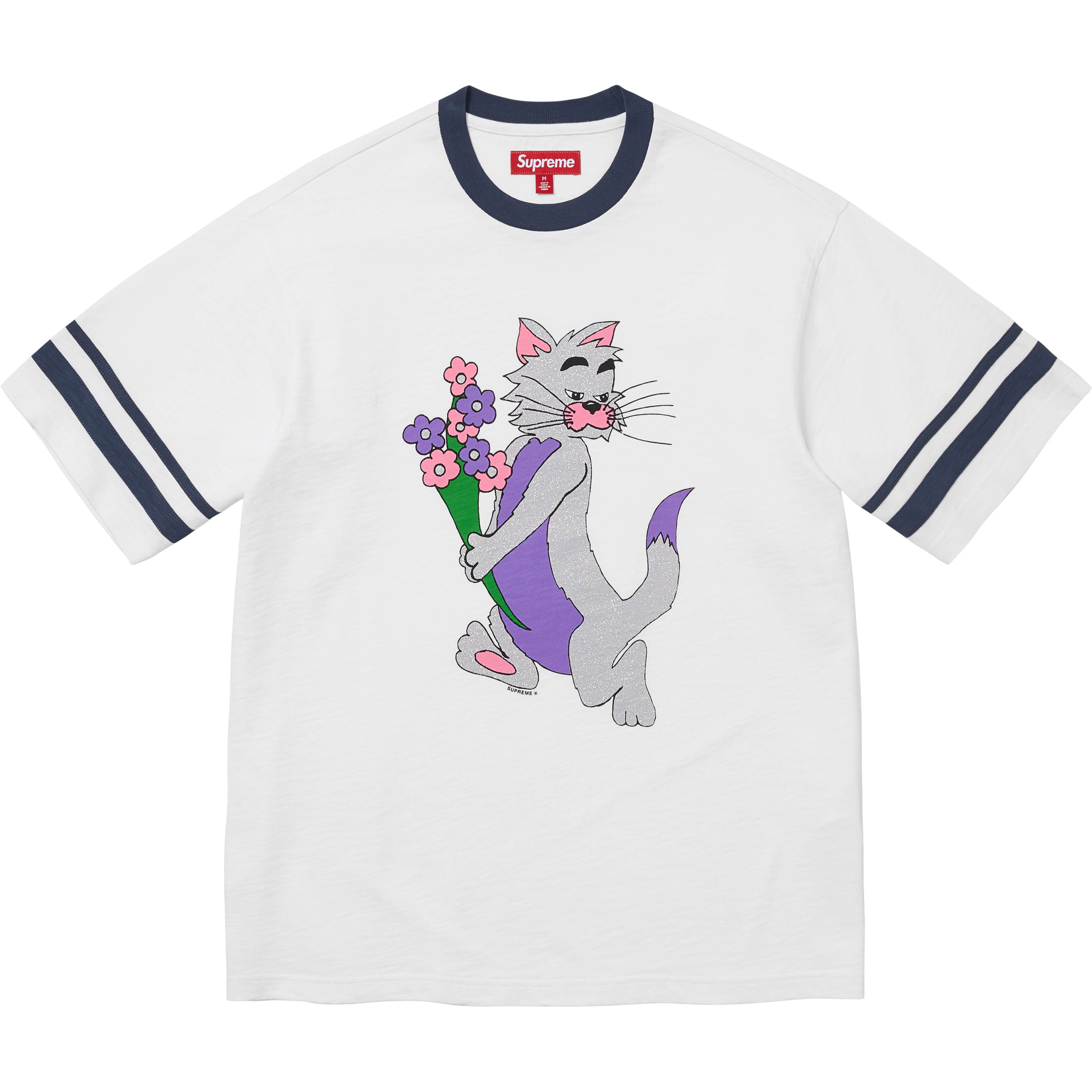 Glitter Cat S/S Top