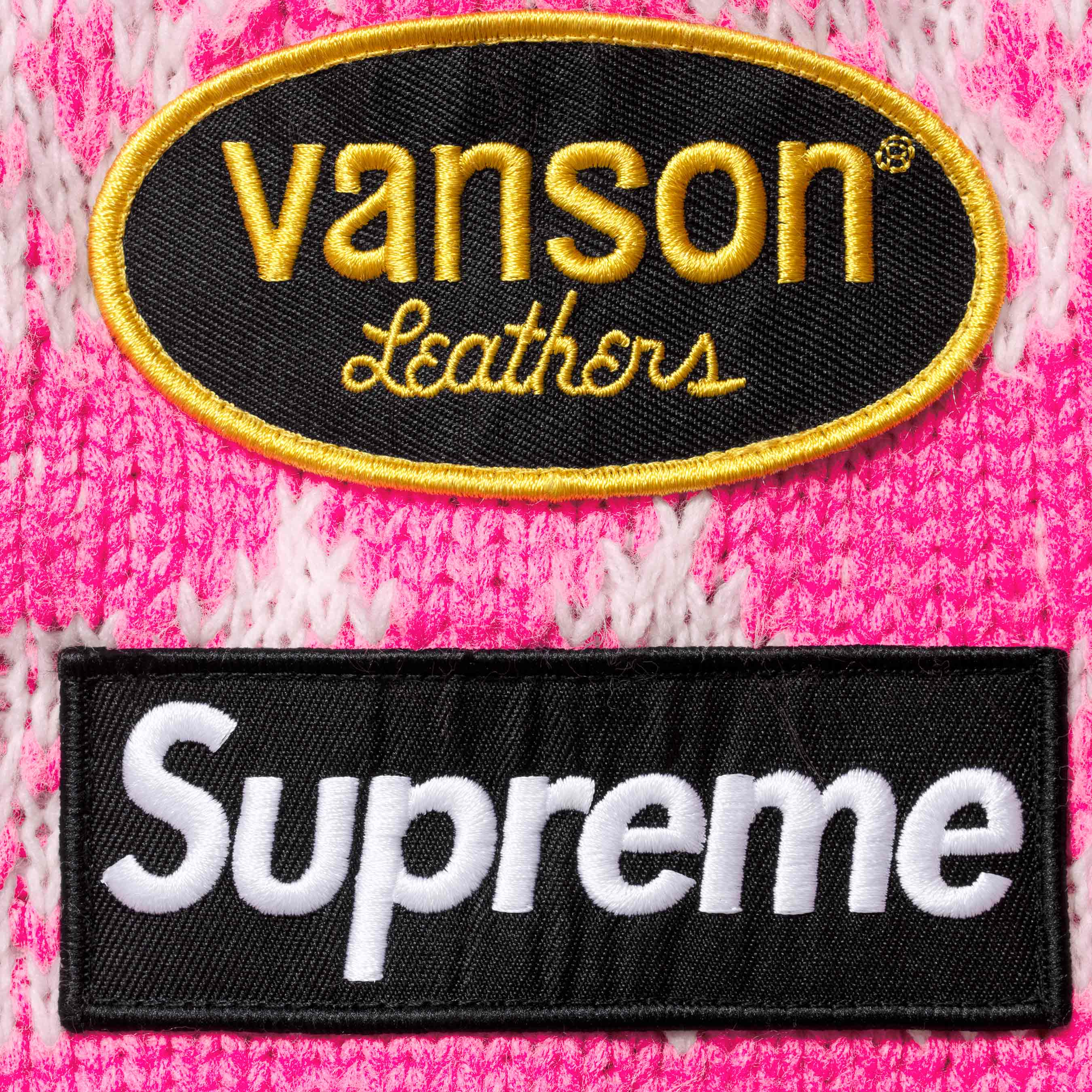 Supreme®/Vanson Leathers® Skull Zip Up Hooded Sweater