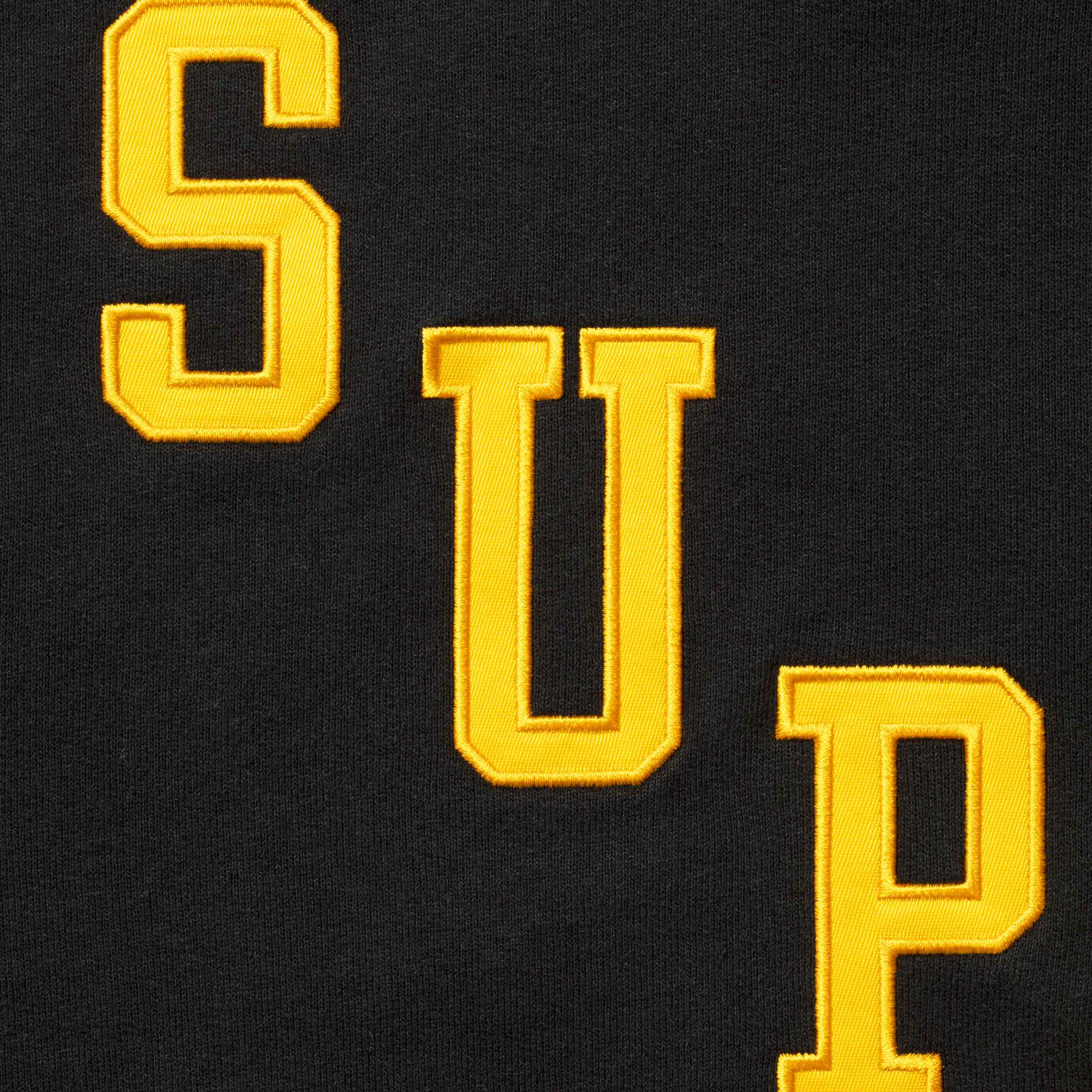 Slant Appliqué Half Zip Pullover