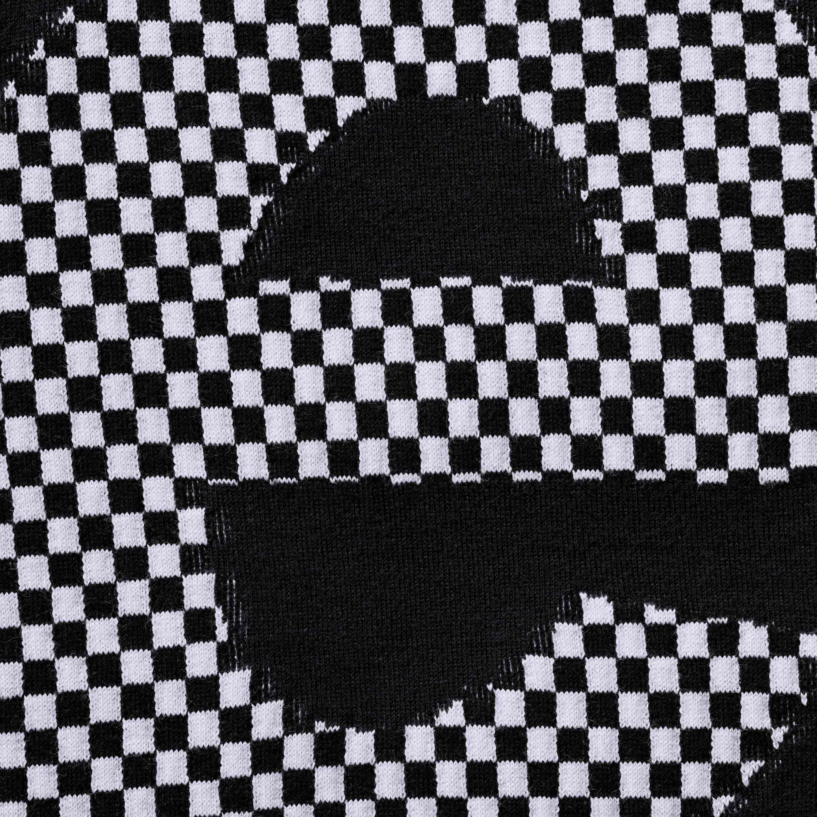 Checkerboard Intarsia S/S Top