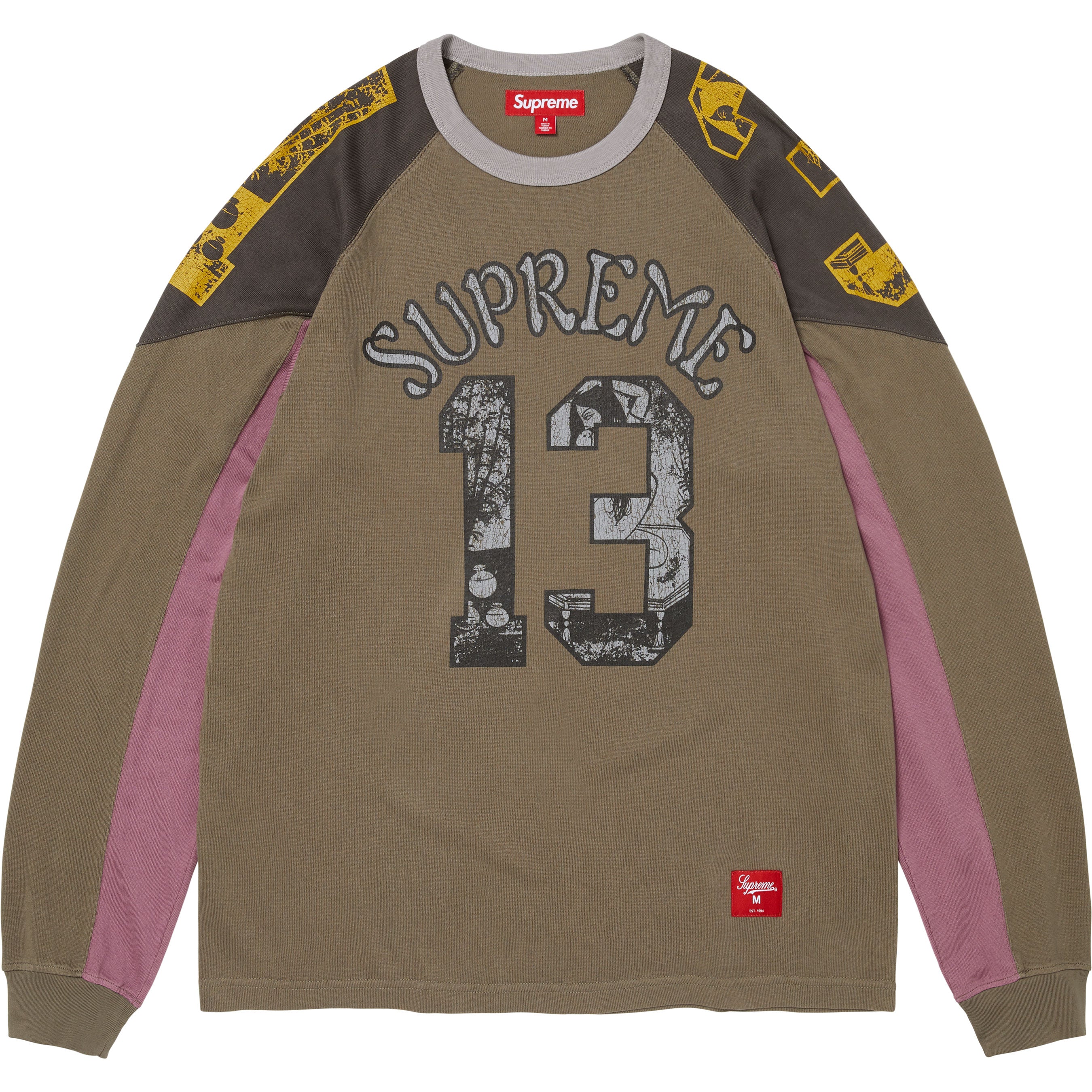 Paneled Raglan L/S Top