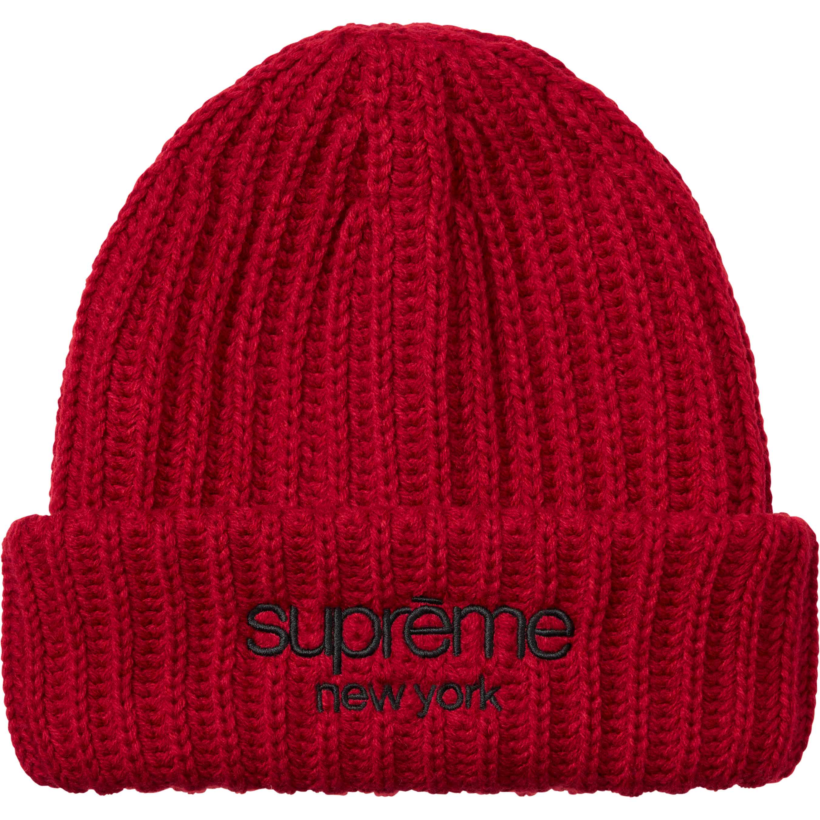 Classic Logo Chunky Ribbed Beanie