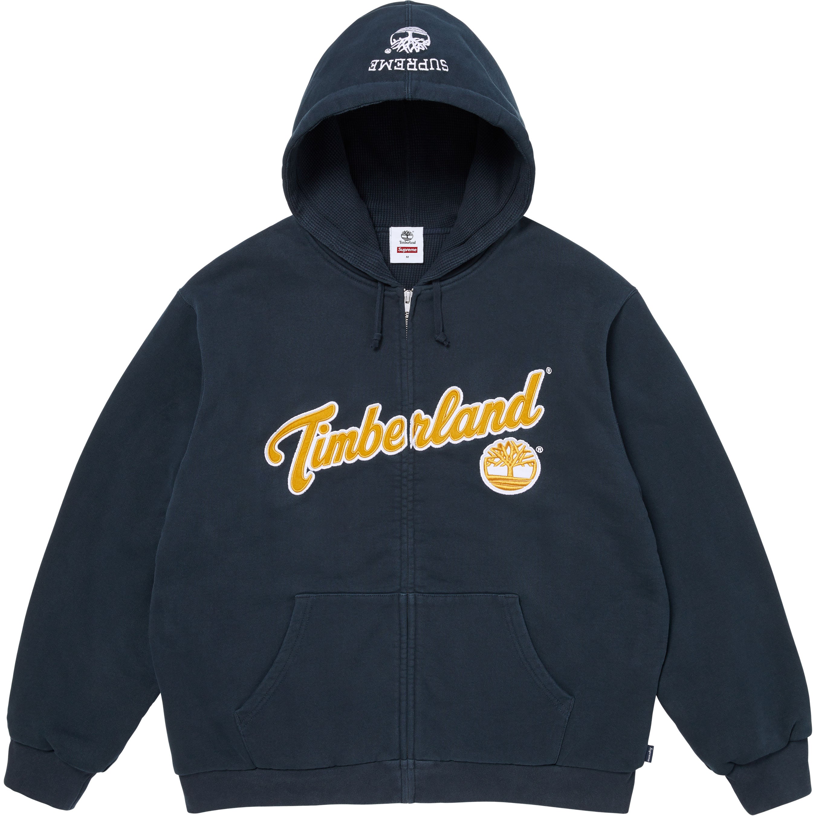 Supreme®/Timberland® Thermal Lined Zip Up Hooded Sweatshirt