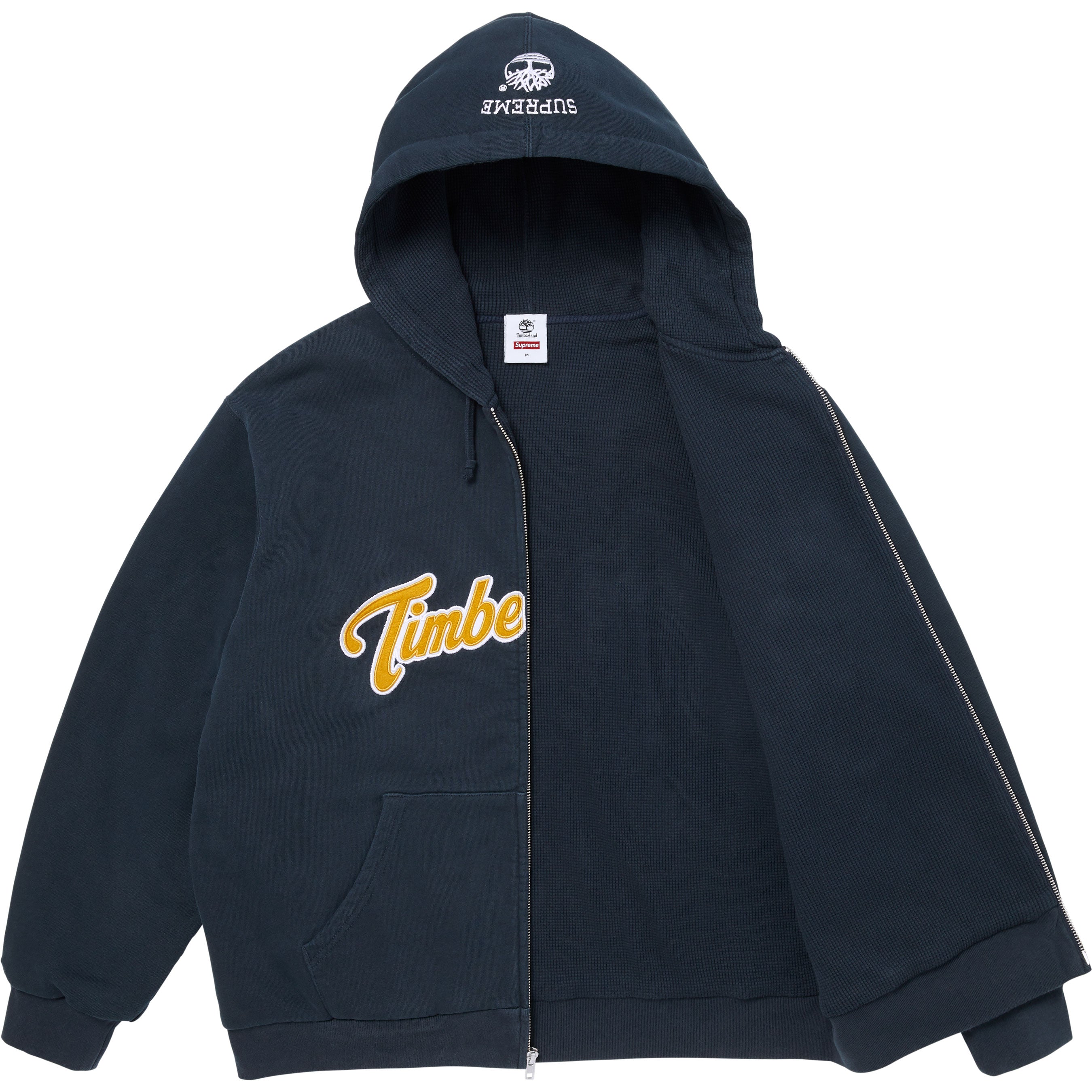 Supreme®/Timberland® Thermal Lined Zip Up Hooded Sweatshirt