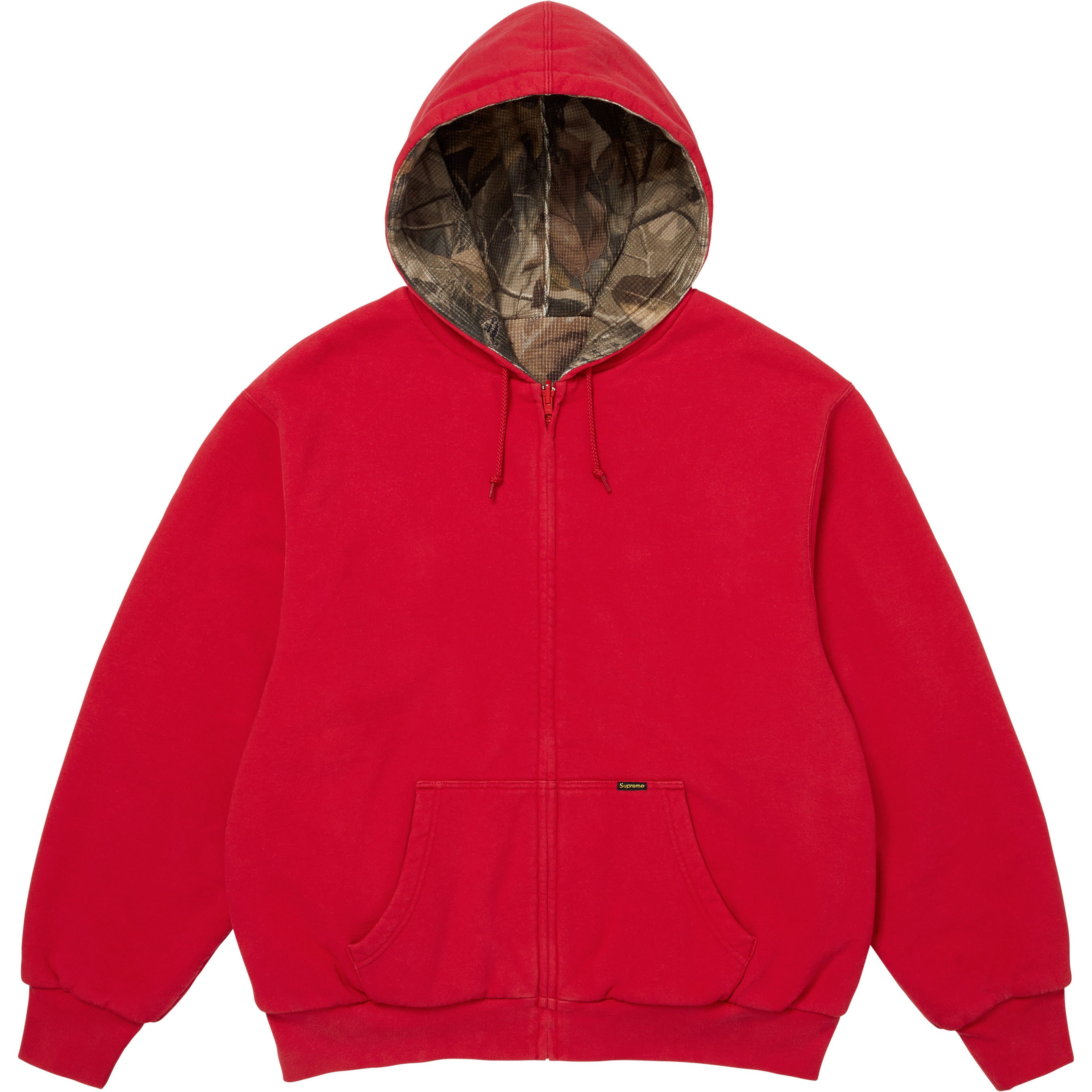 Reversible Work Zip Up Hooded Sweatshirt