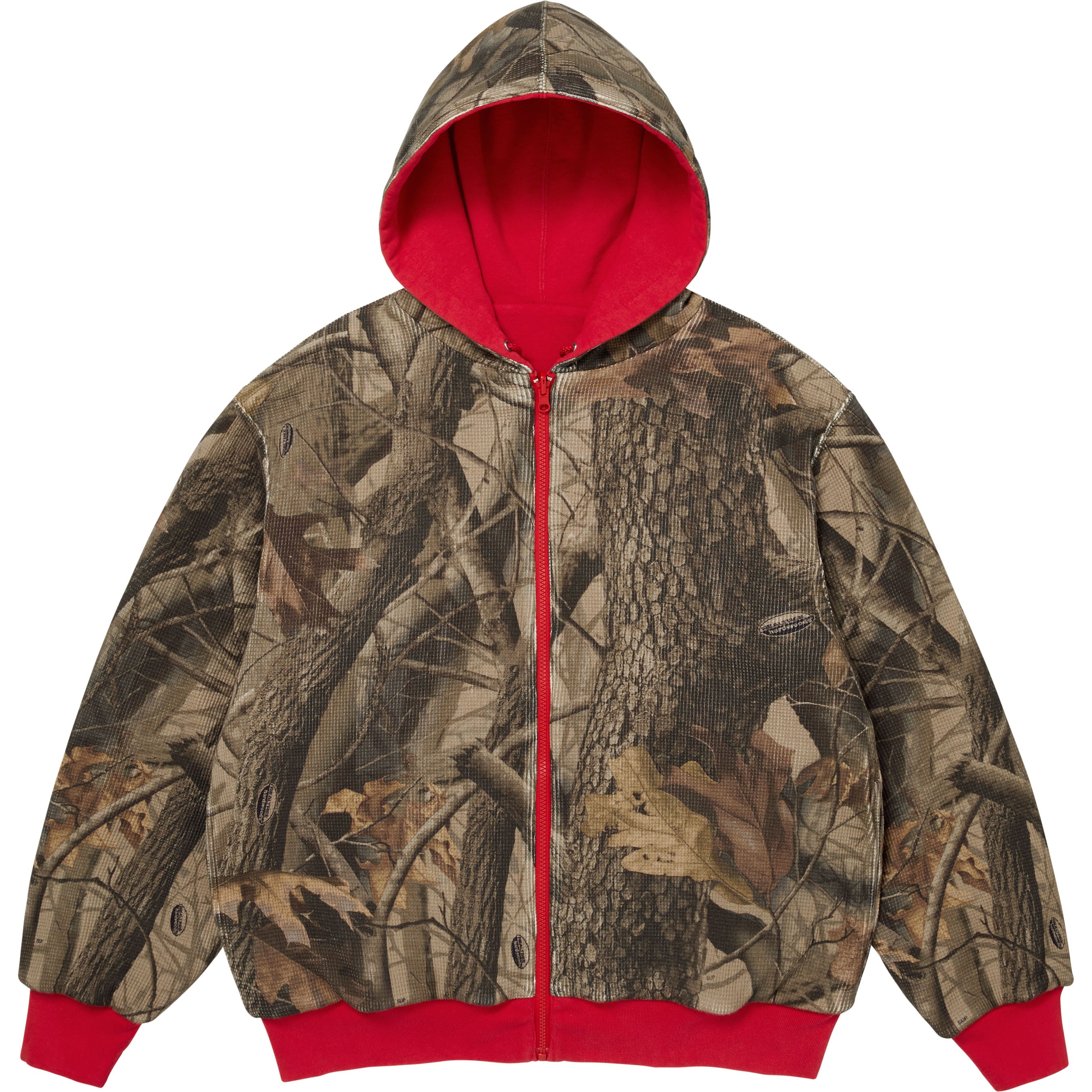 Reversible Work Zip Up Hooded Sweatshirt