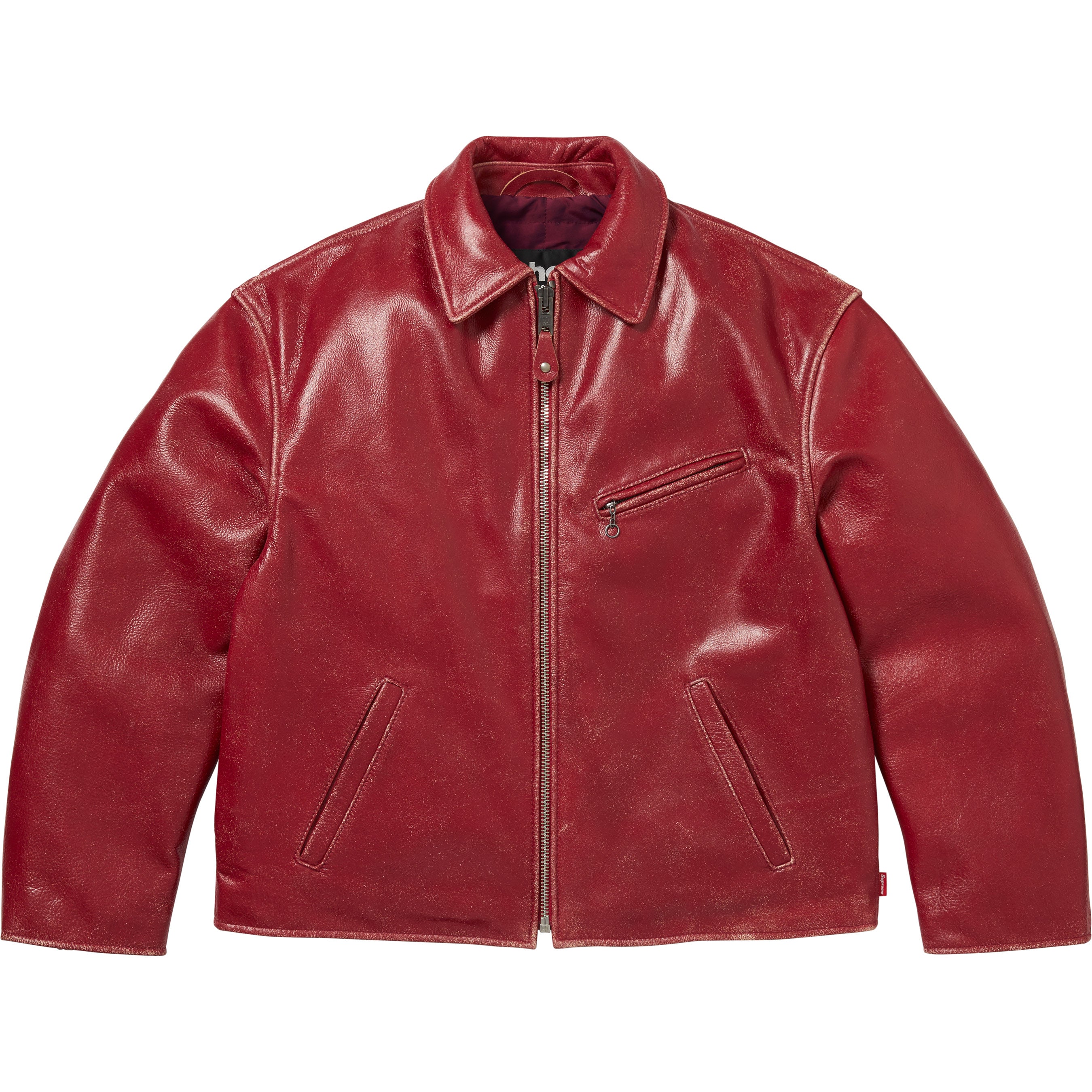 Supreme®/Schott® Distressed Leather Jacket