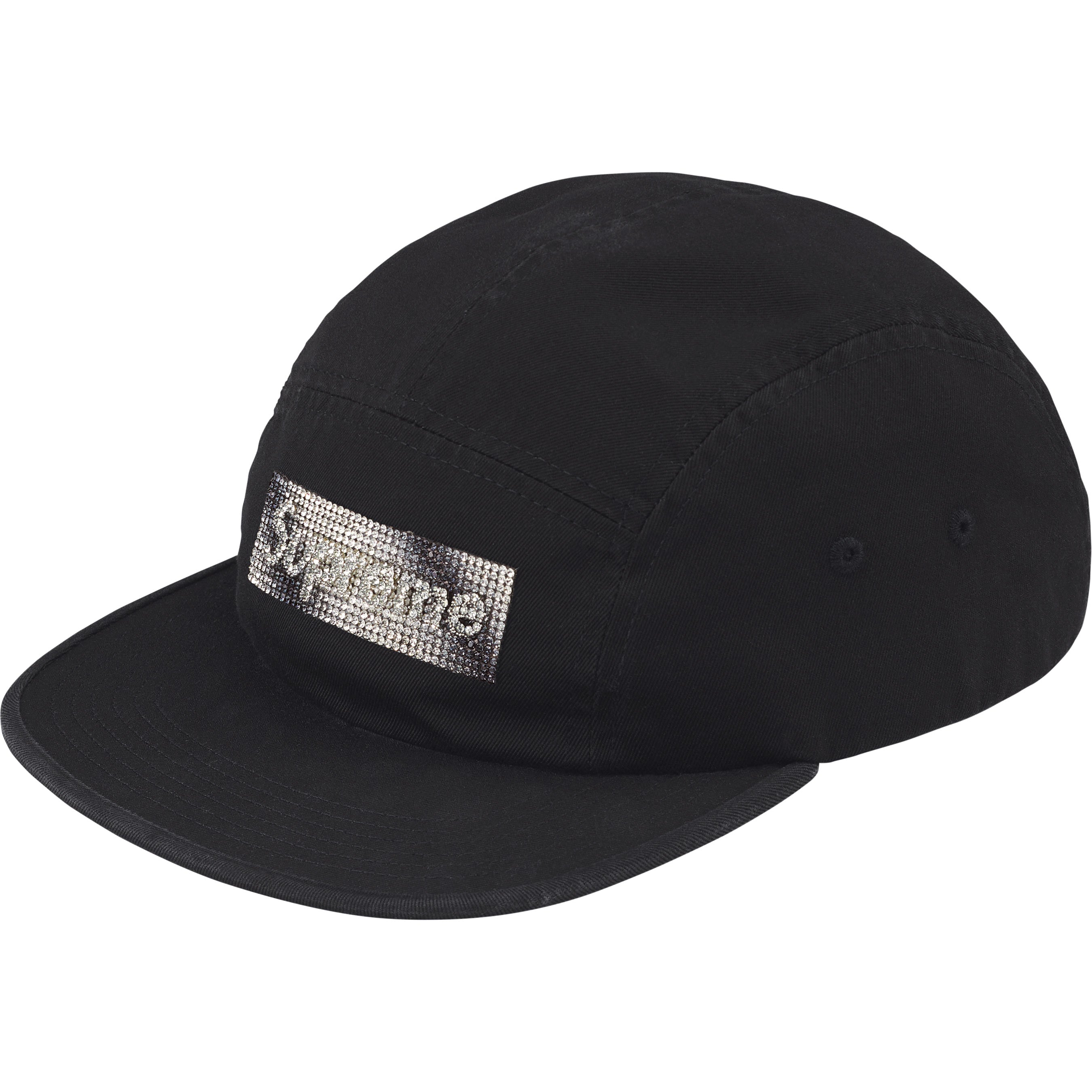 Rhinestone Label Camp Cap
