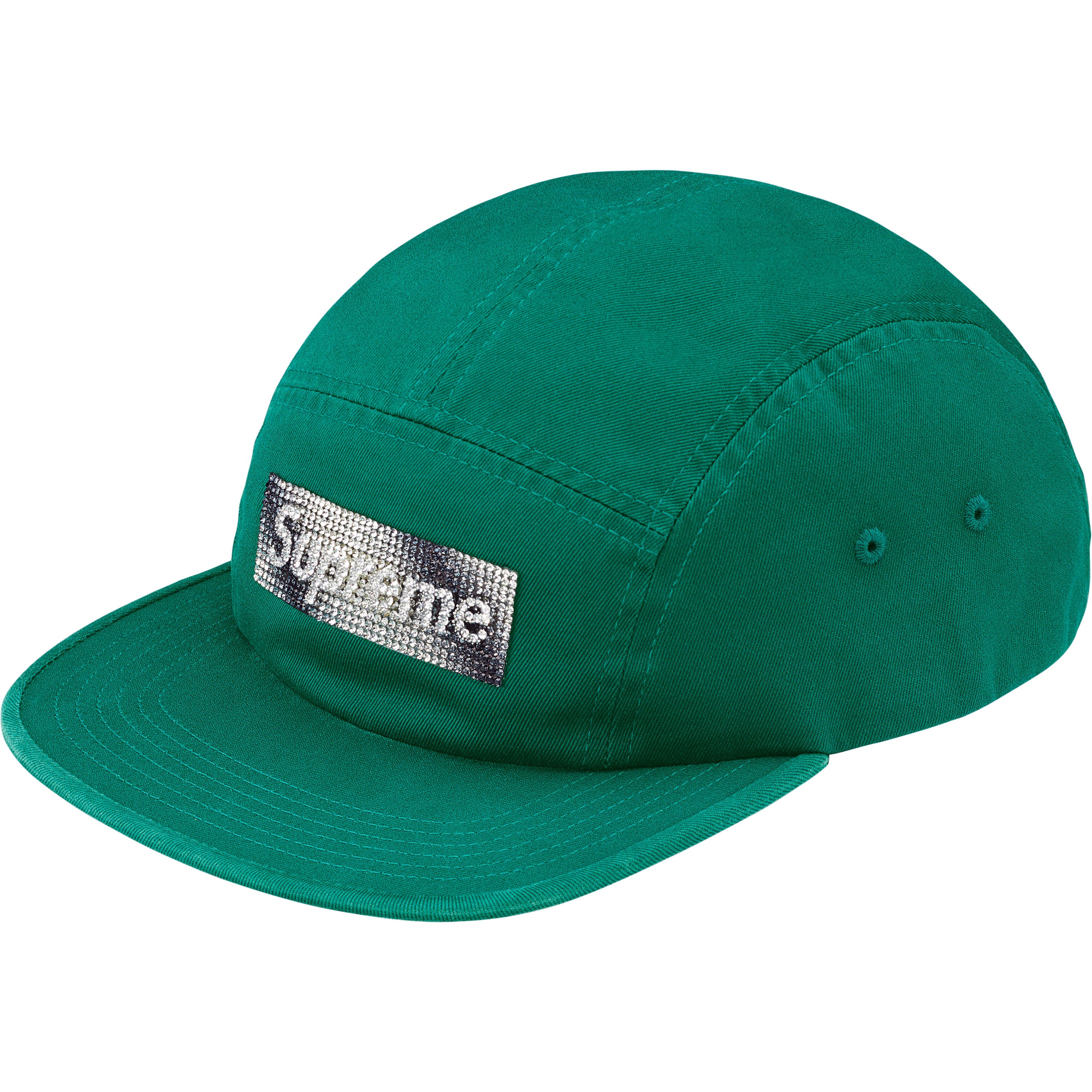 Rhinestone Label Camp Cap