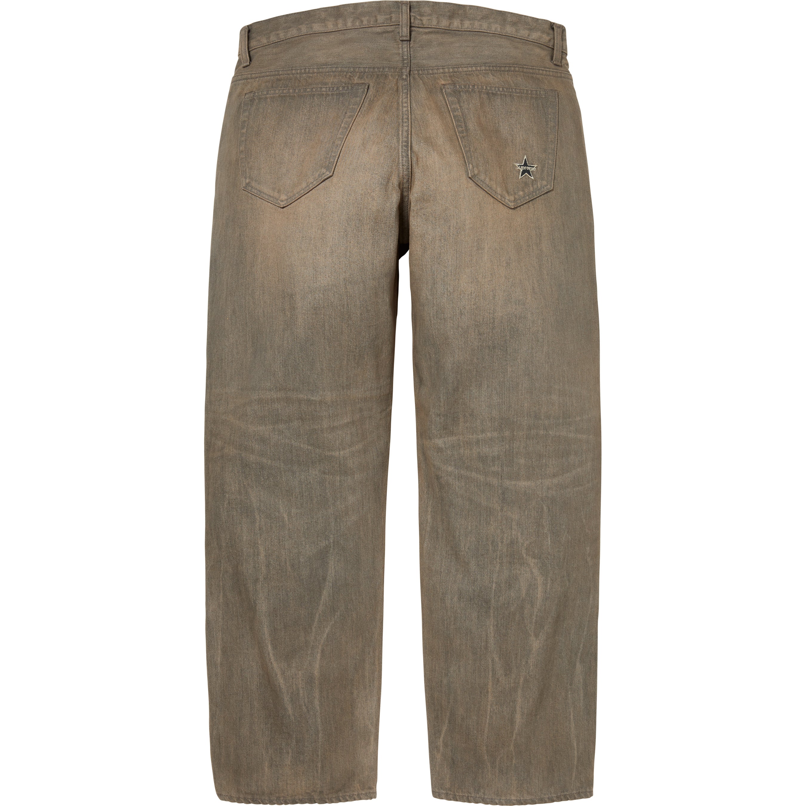 Distressed Loose Fit Selvedge Jean