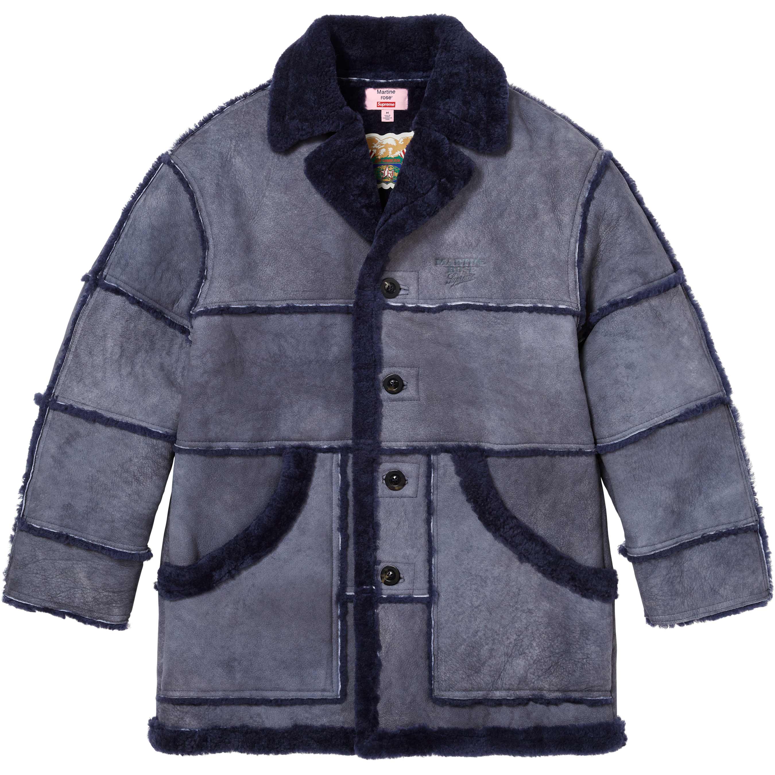 Supreme®/Martine Rose®/Jeff Hamilton® Shearling Coat