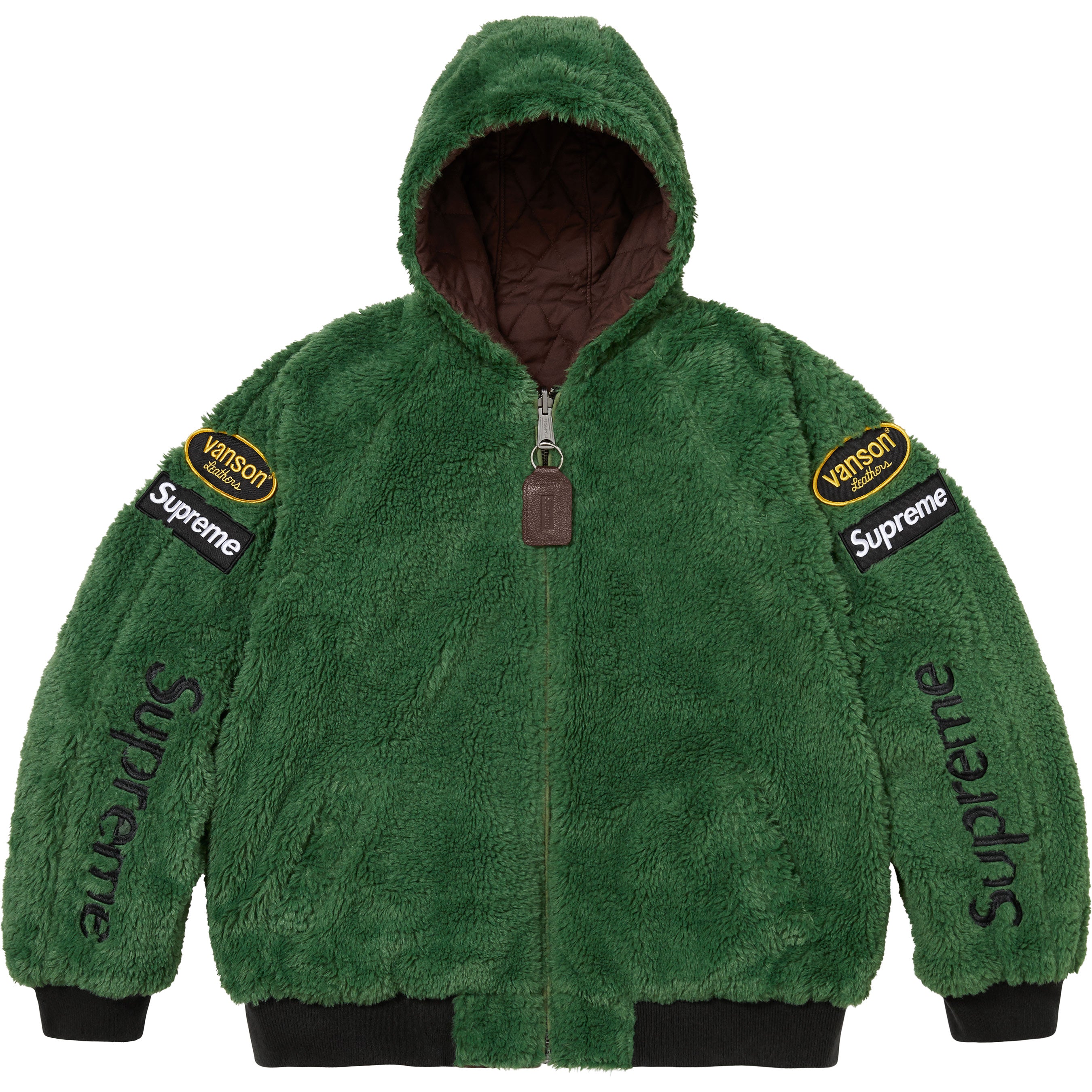 Supreme®/Vanson Leathers® Reversible Quilted Hooded Jacket
