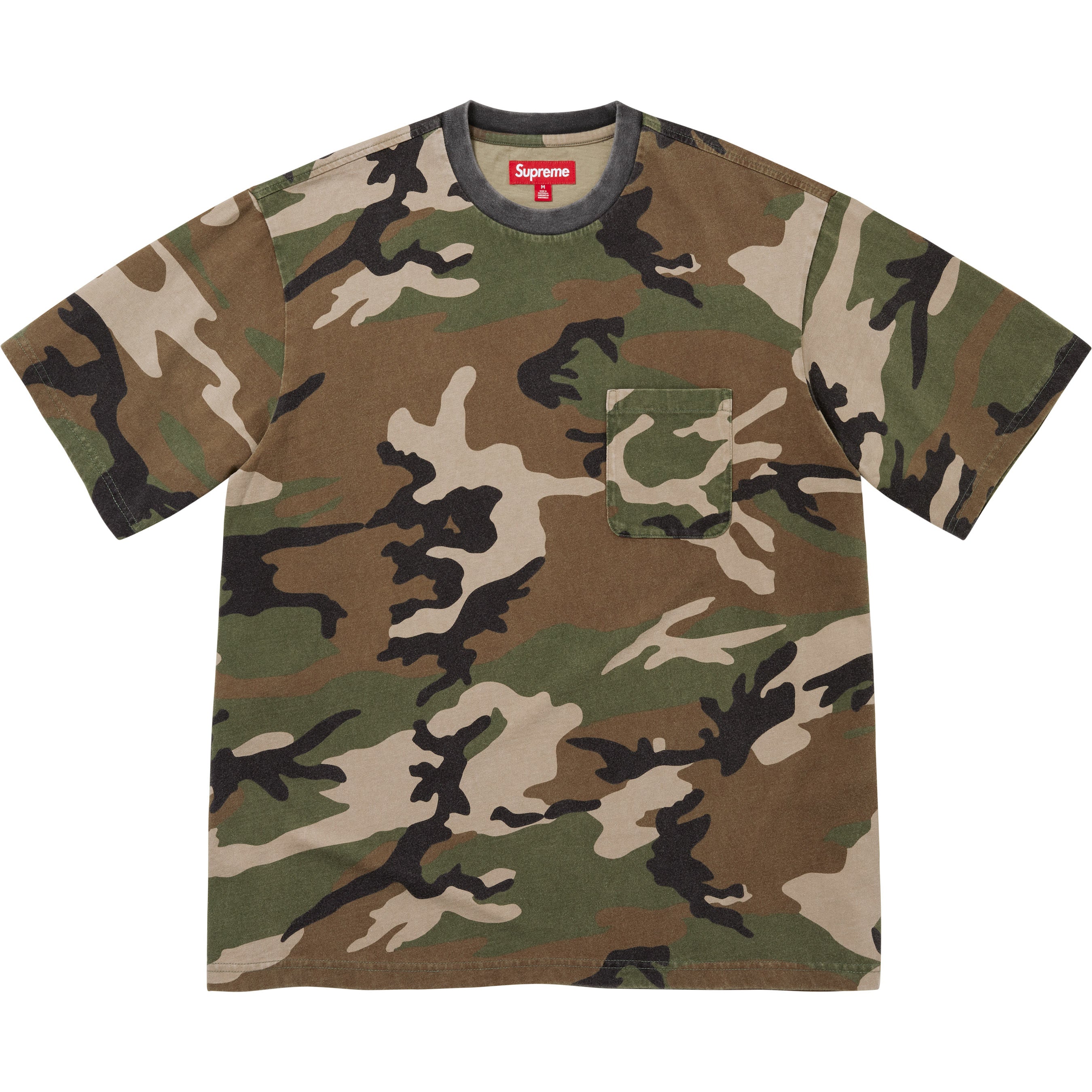 Cracked Pocket S/S Top