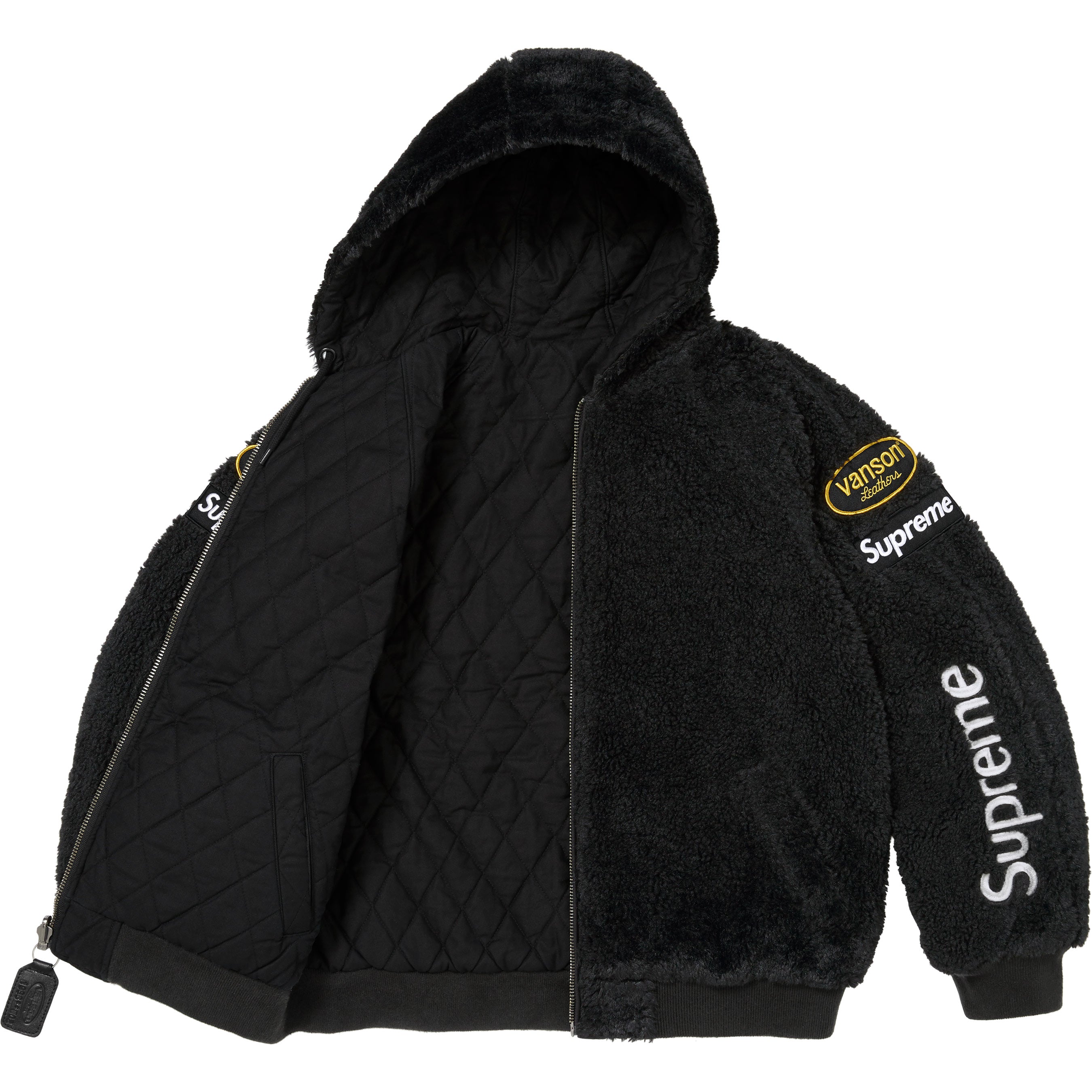 Supreme®/Vanson Leathers® Reversible Quilted Hooded Jacket