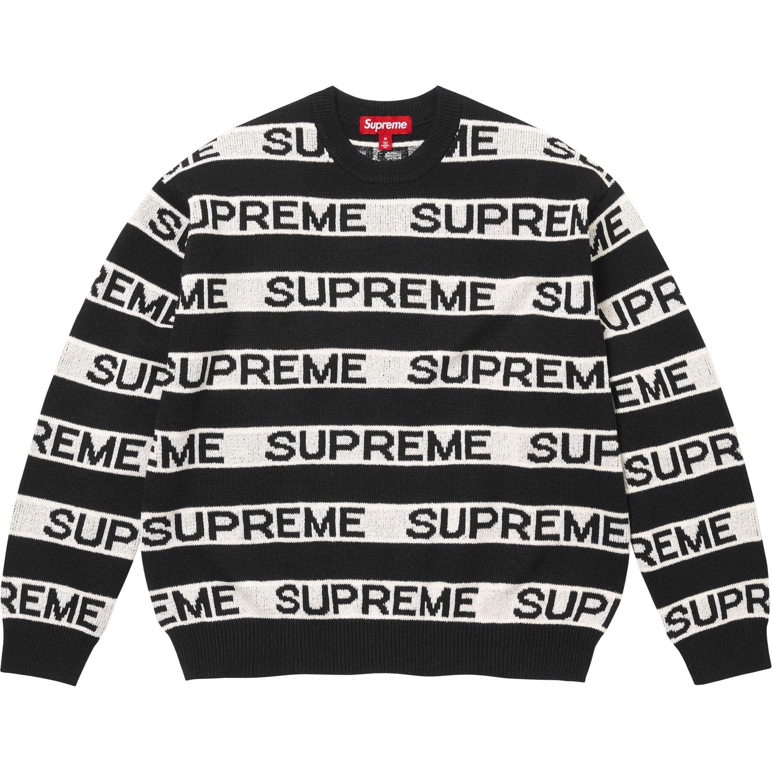 Stripe Logo Sweater
