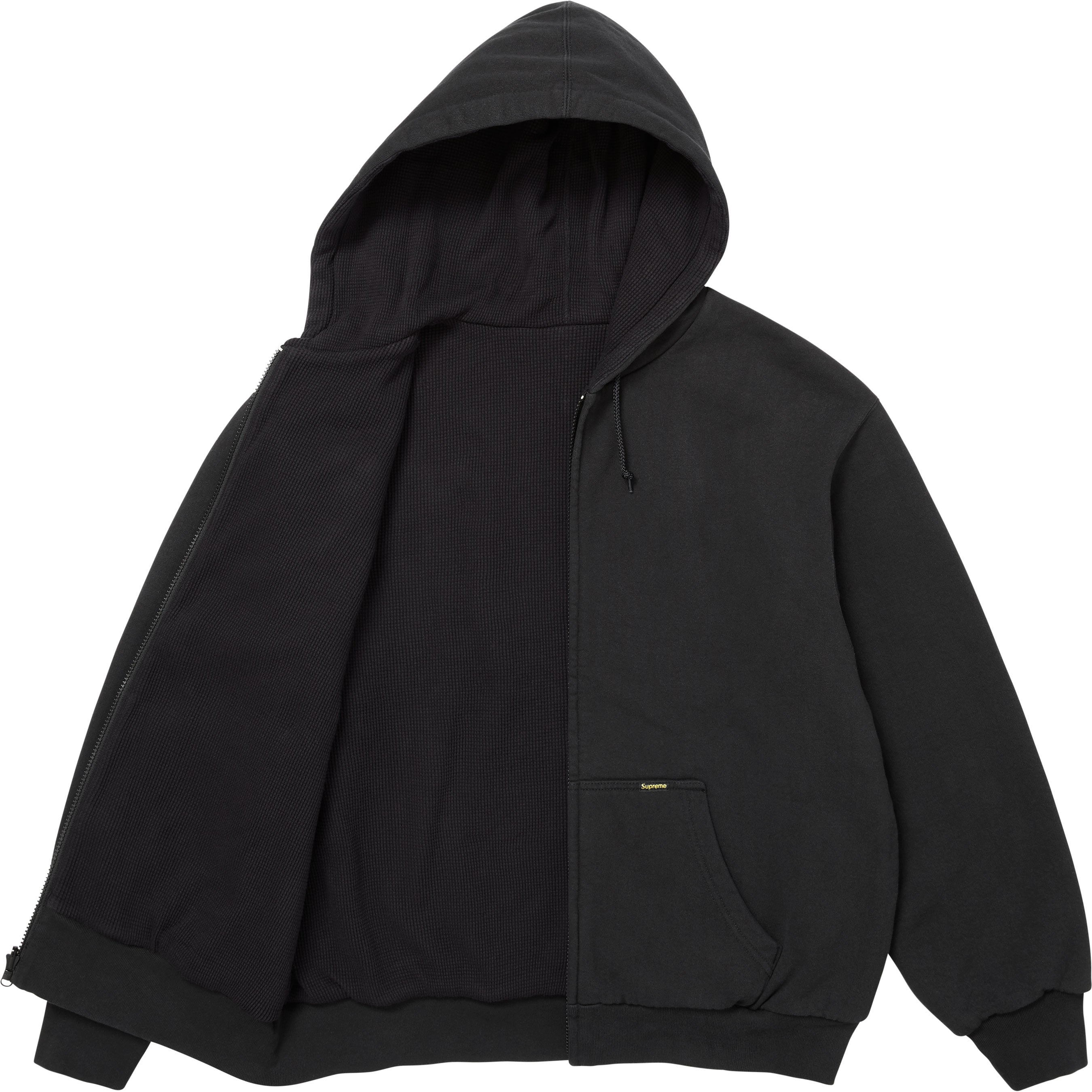 Reversible Work Zip Up Hooded Sweatshirt