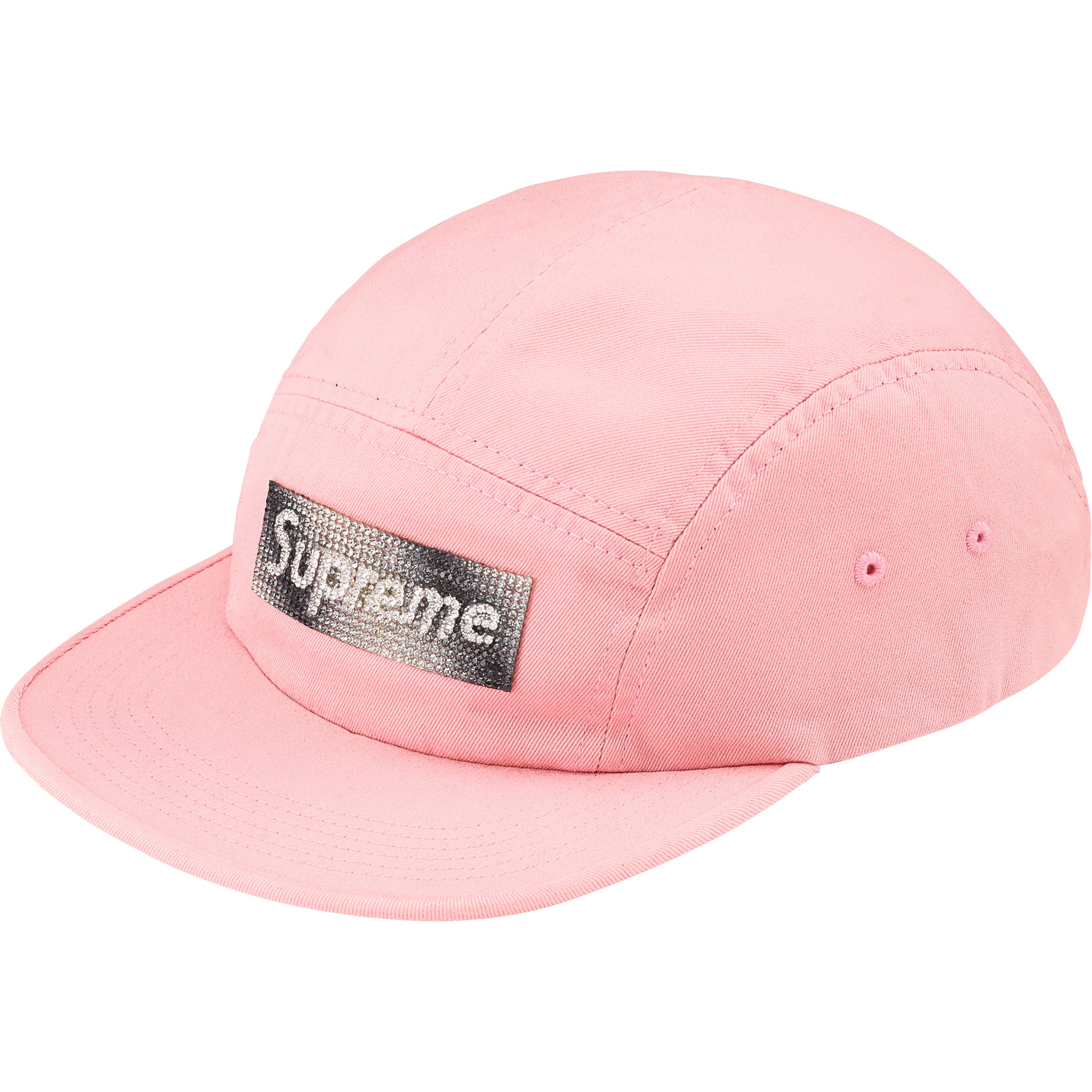Rhinestone Label Camp Cap