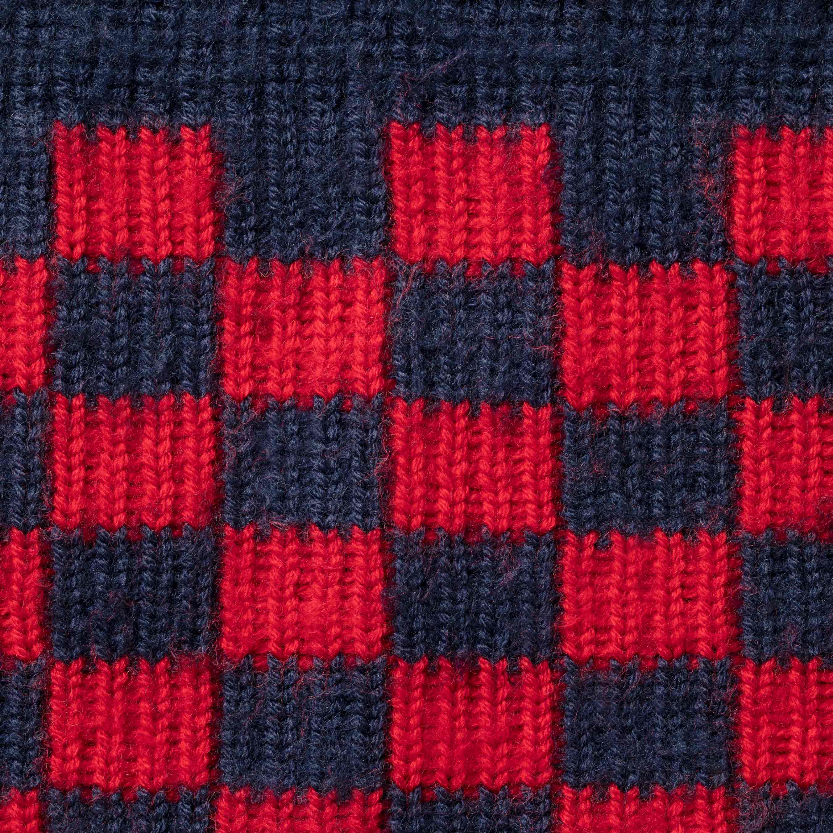 Checkerboard Pilled Sweater
