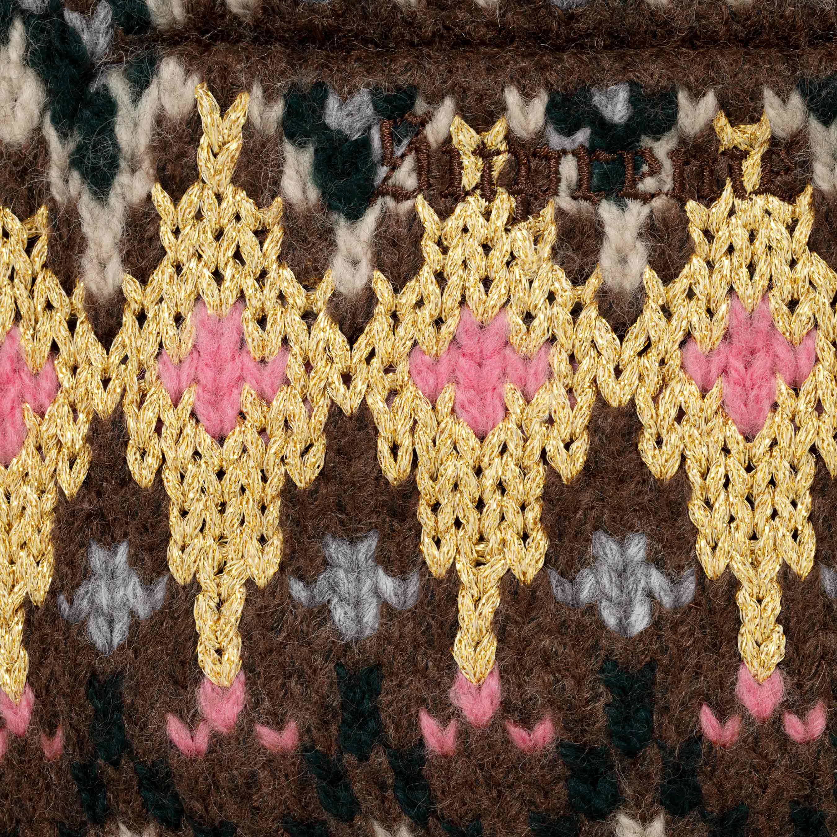 Metallic Fair Isle Cardigan