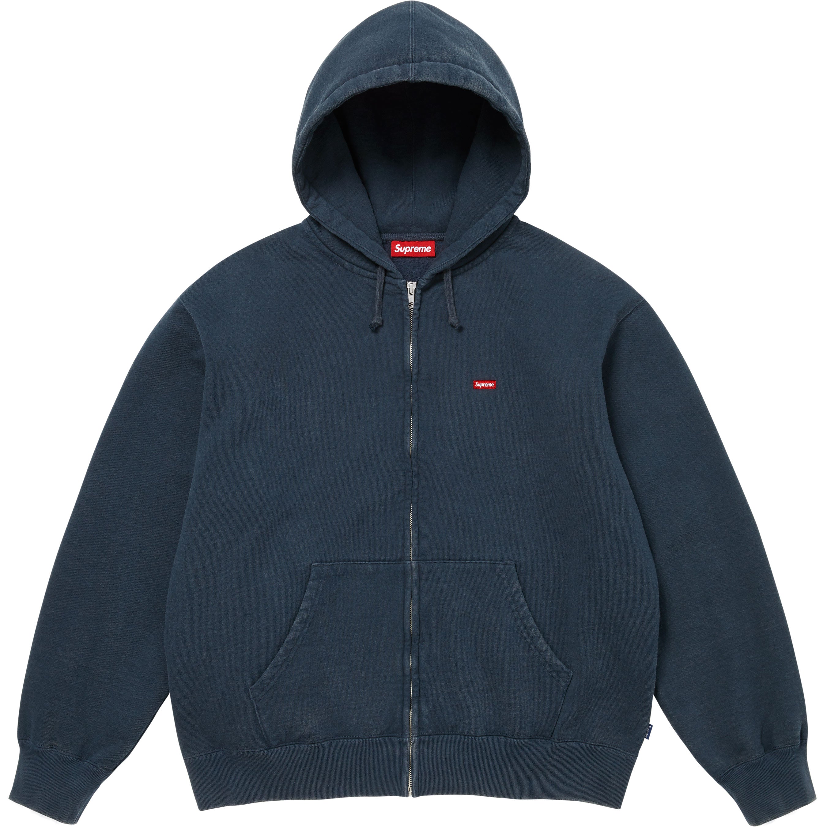 Small Box Zip Up Hooded Sweatshirt